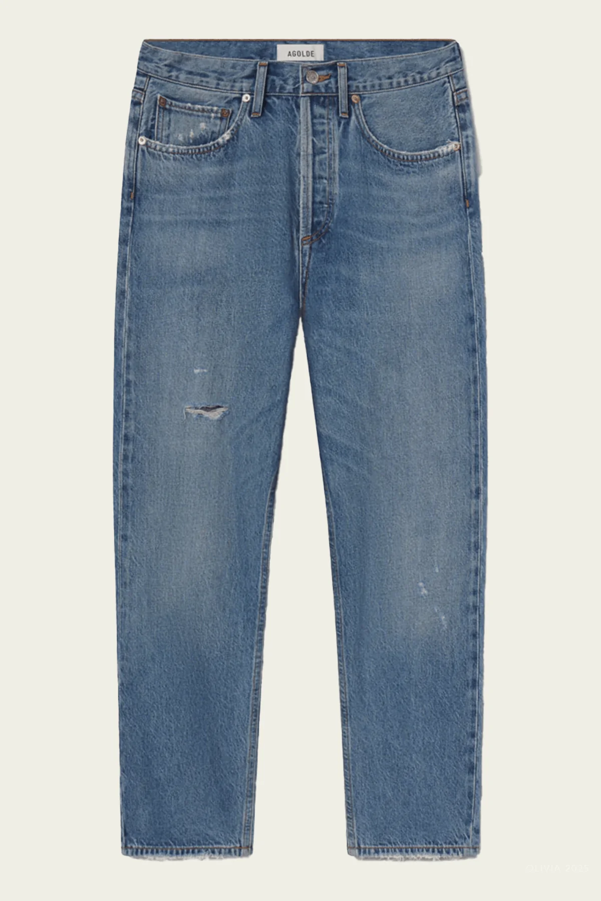 90's Crop Mid Rise Straight in Shrine