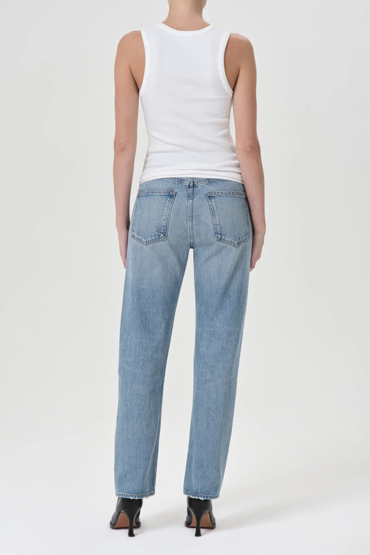 90's Pinch Waist High Rise Straight in Infinite - Image 3