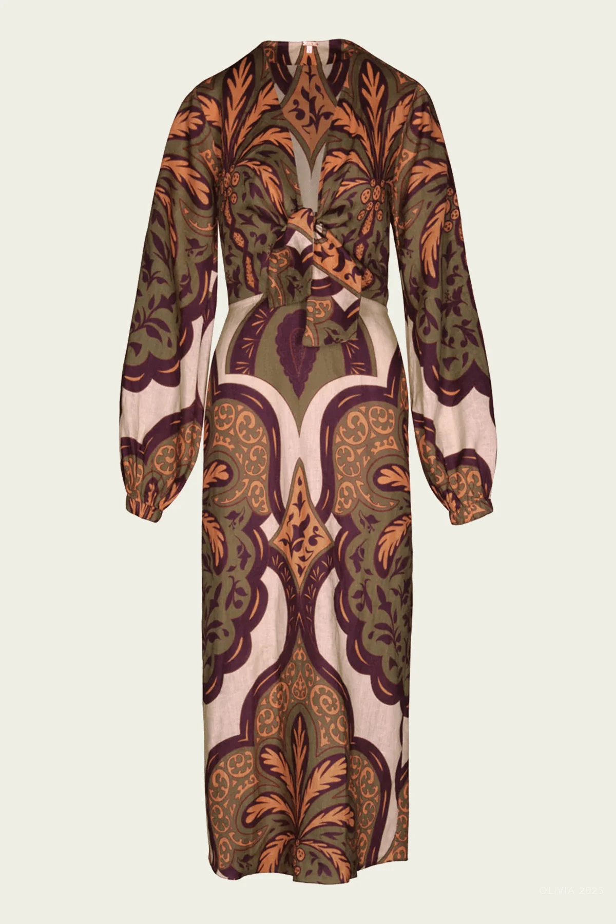 Across Paradise Dress in Olive