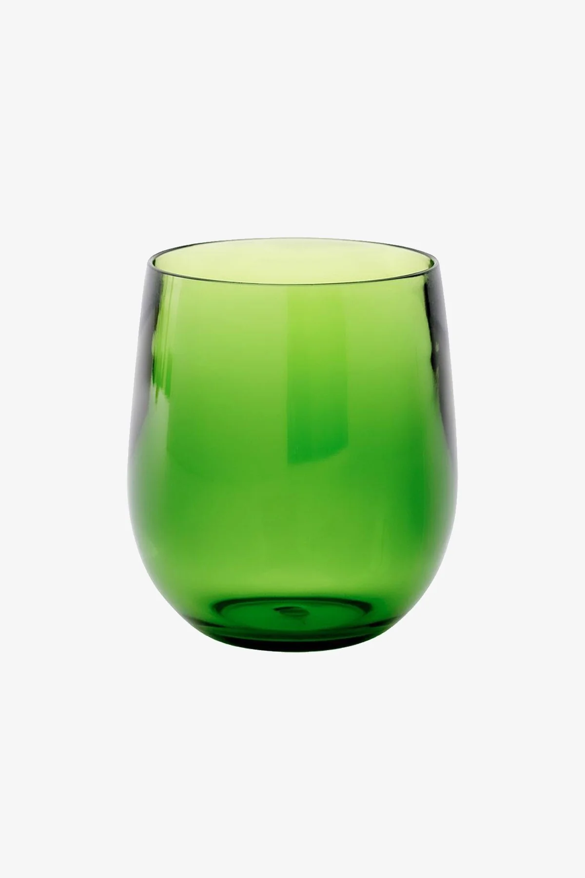 Acrylic 12oz Tumbler Glass in Emerald