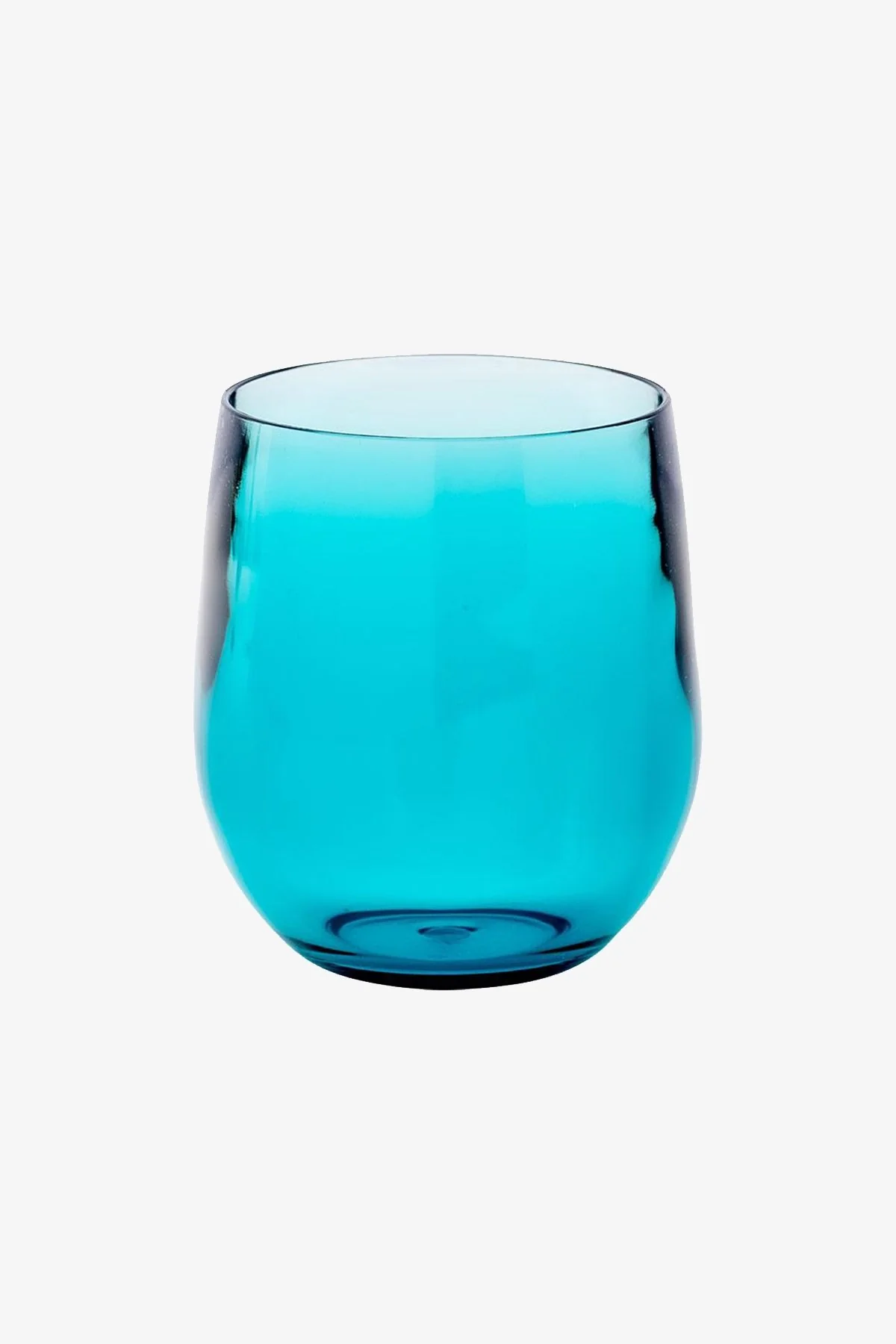 Acrylic 12oz Tumbler Glass in Turquoise