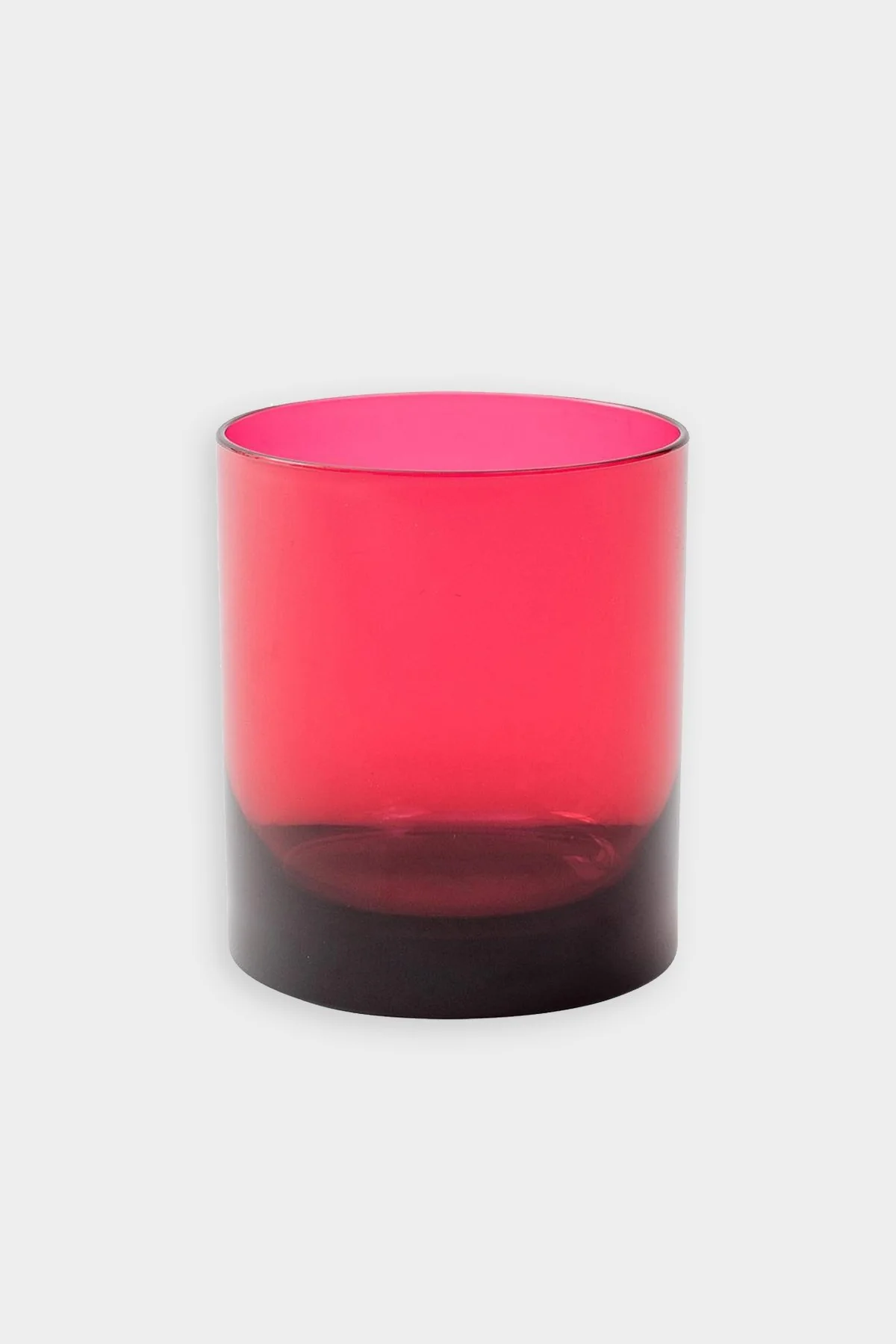 Acrylic 14oz On the Rocks Highball Glass in Cranberry