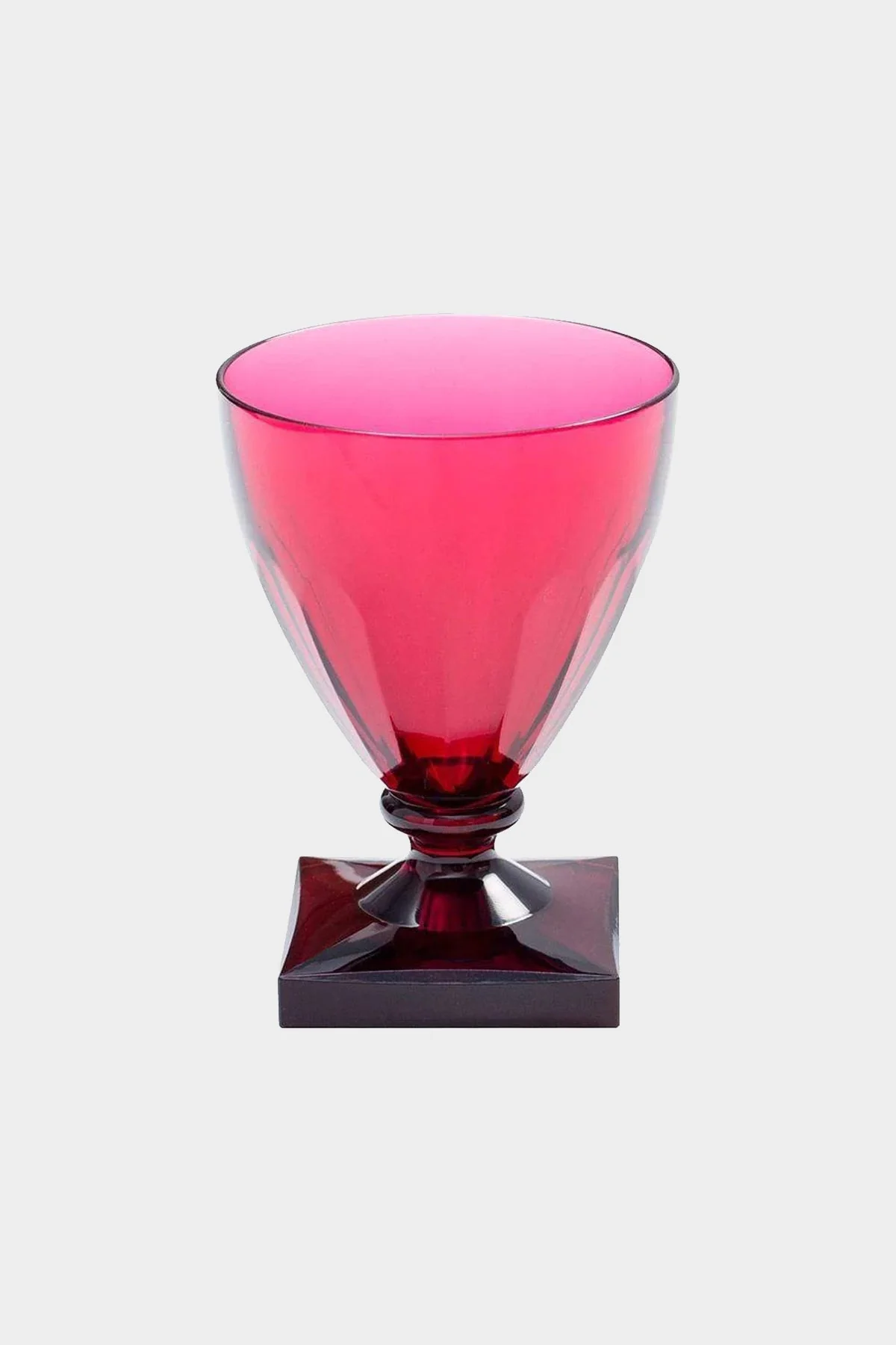 Acrylic 8.5oz Wine Goblet in Cranberry