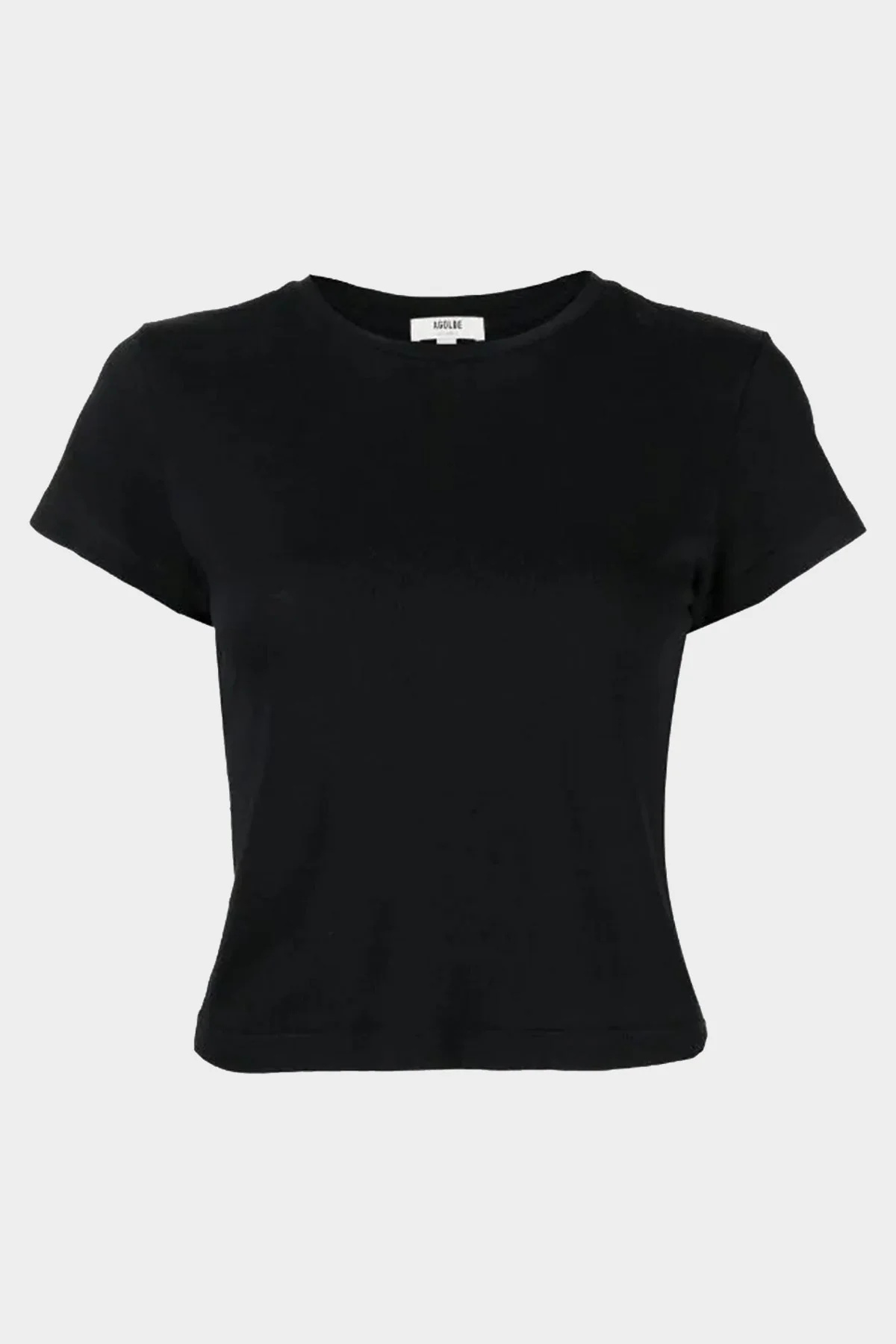 Adine Shrunken Tee in Black