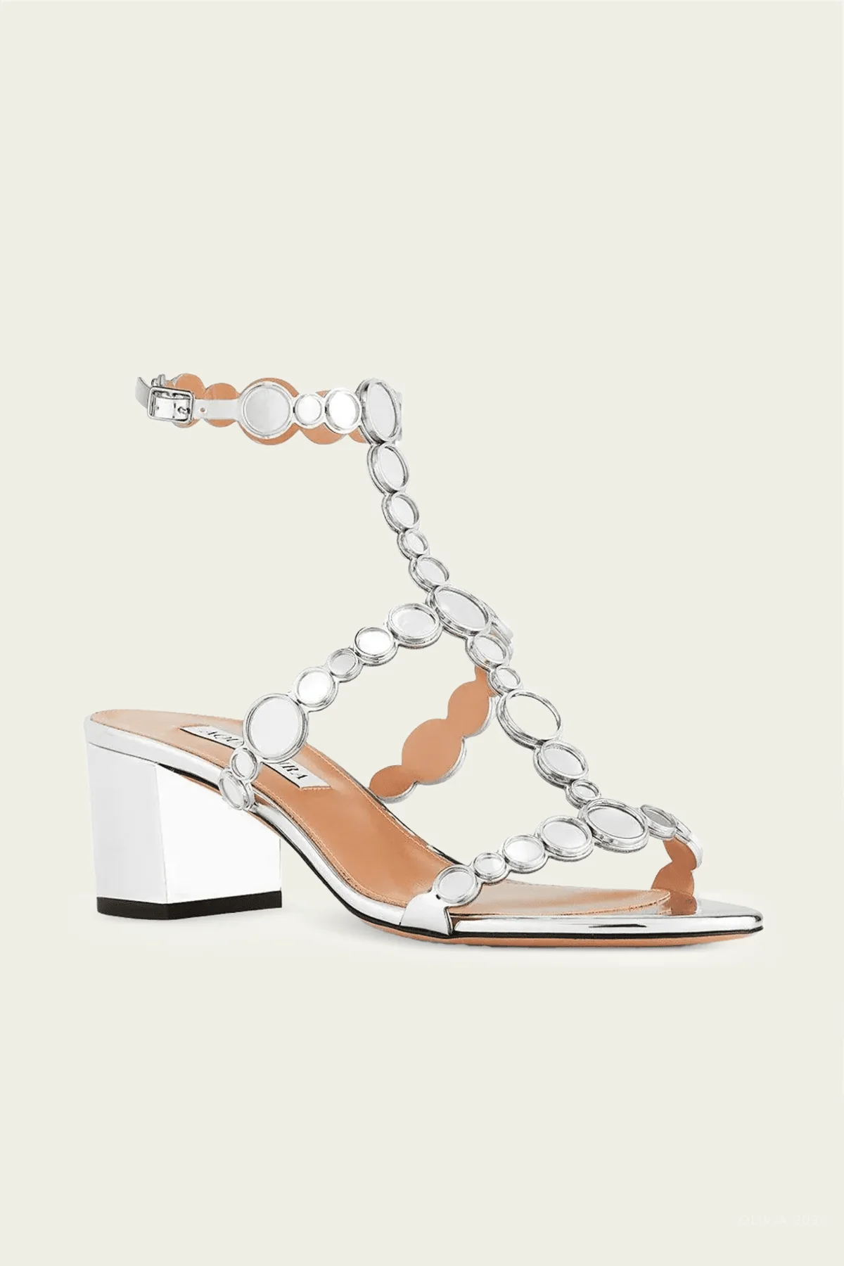 Afterglow Sandal 50 in Silver - Image 2