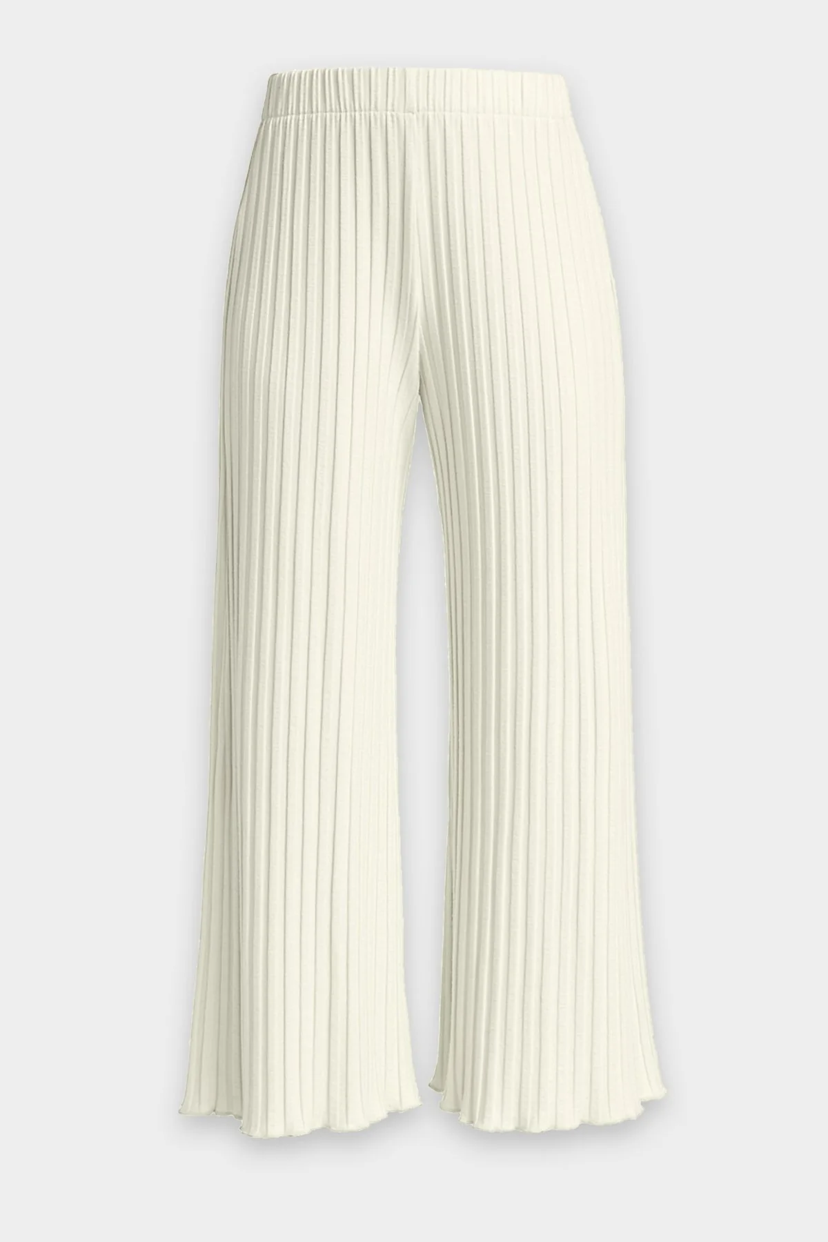 Alder Wide Crop Pant in Macadamia