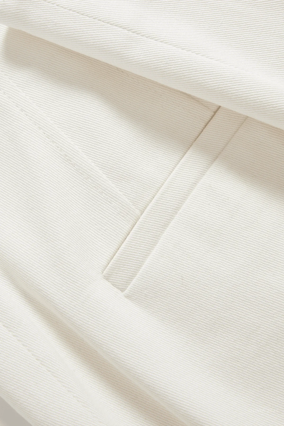 Althea Kick-Flare Pant in Dove White - Image 4
