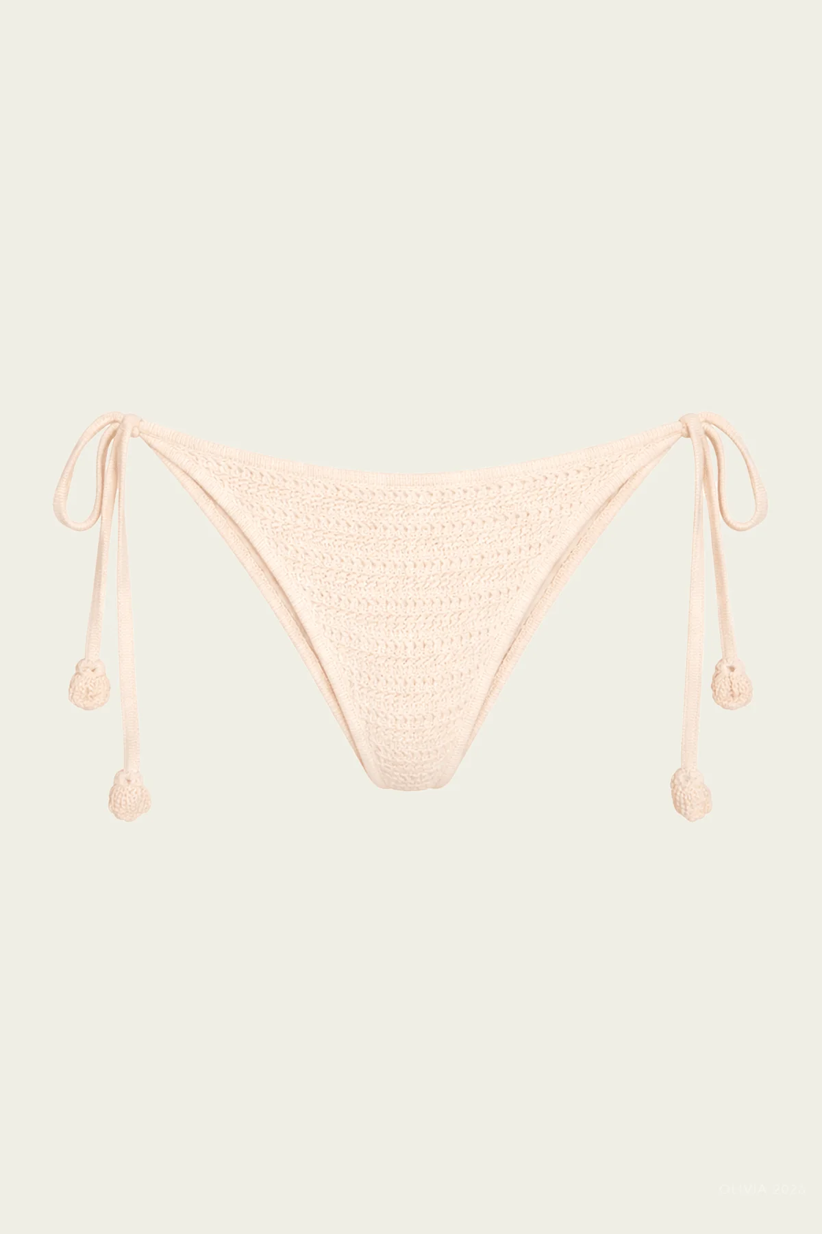 Ammie Bikini Bottom in Vanilla