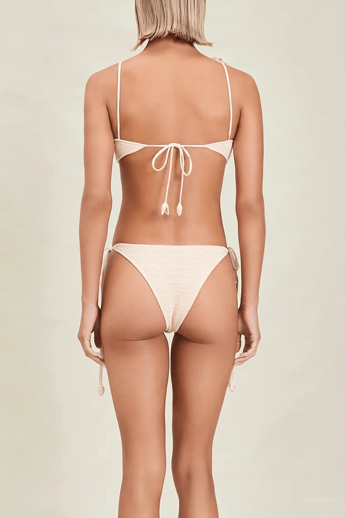 Ammie Bikini Bottom in Vanilla - Image 3