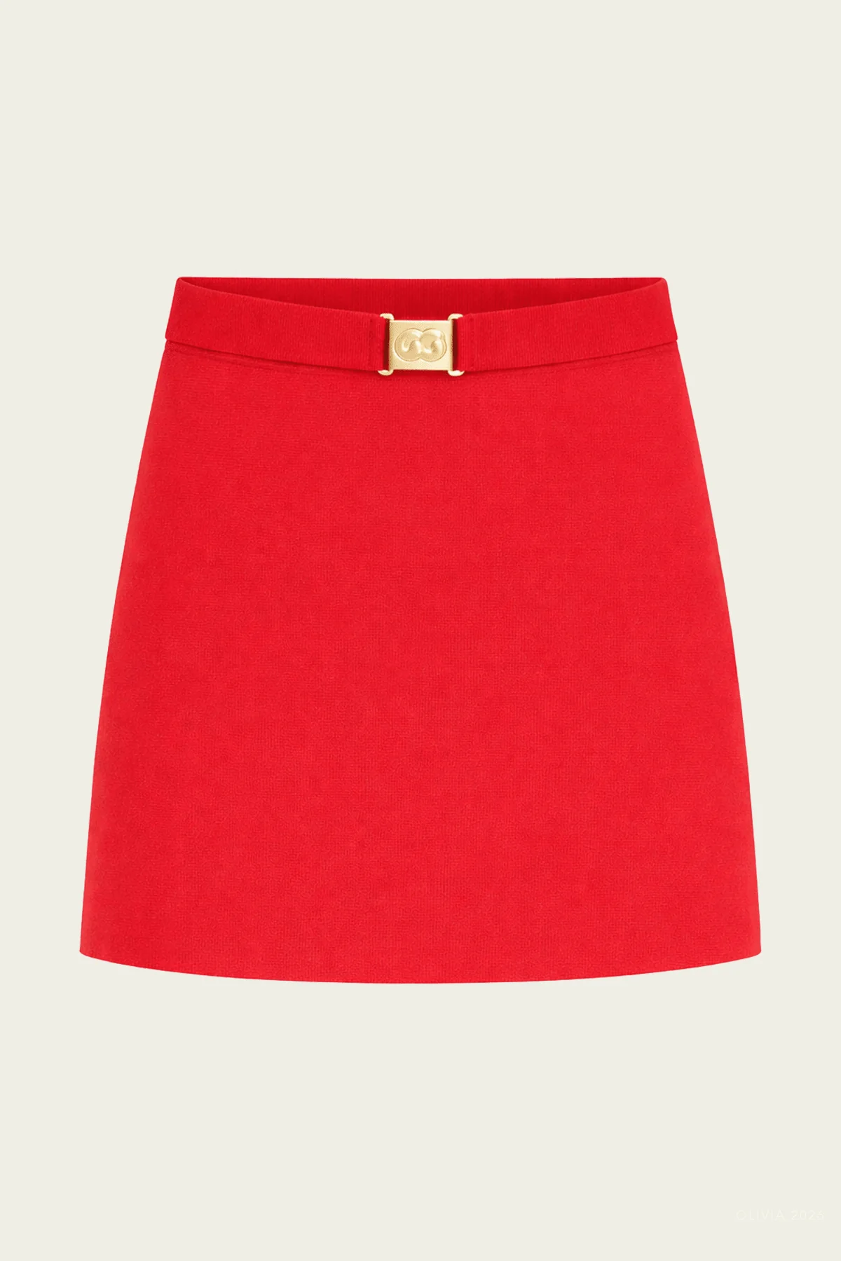Amoret Knit Skirt in Ghermez