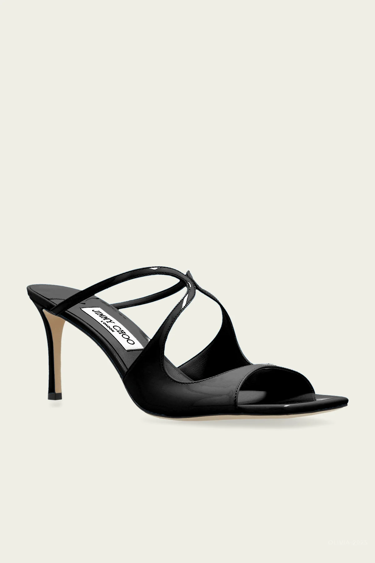 Anise 75 Mules in Black - Image 2