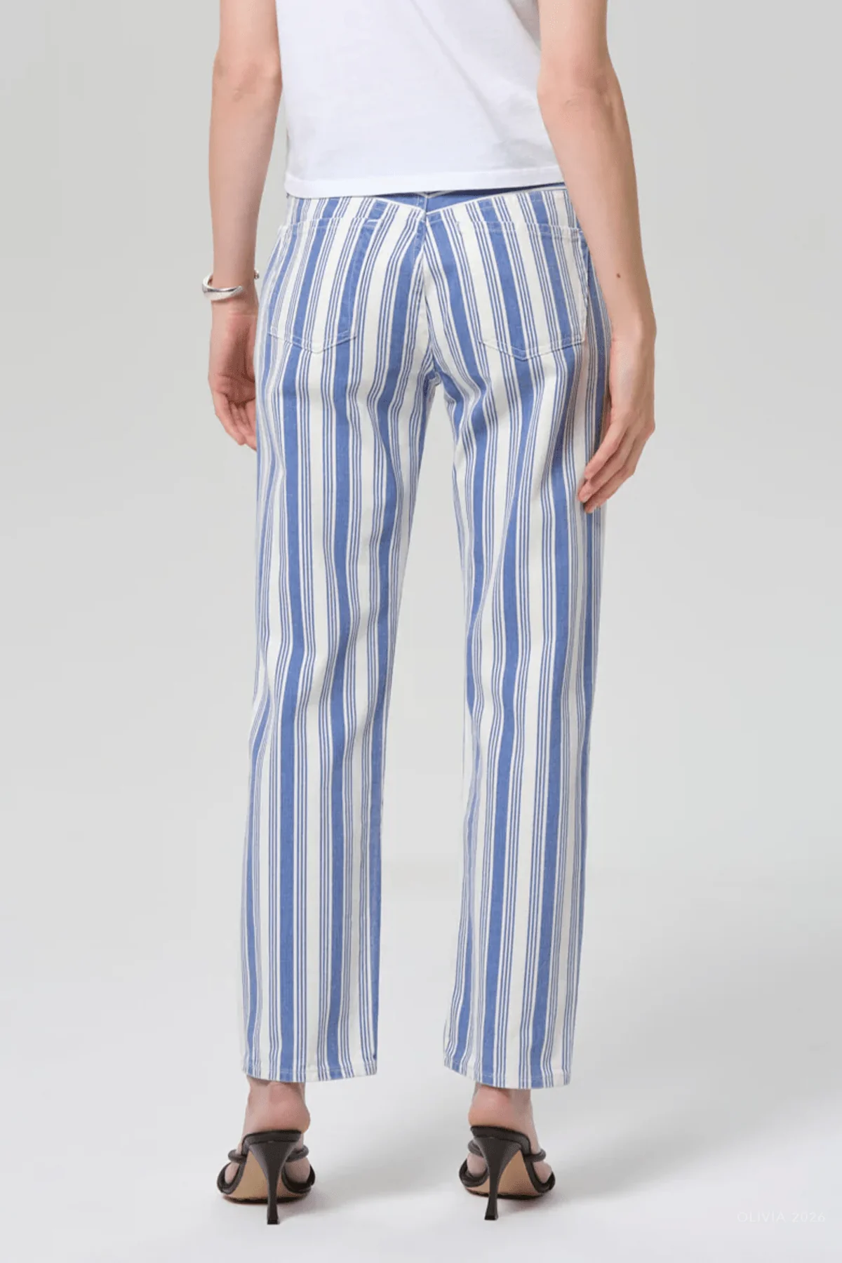 Anissa Straight Leg in Mar Stripe - Image 3