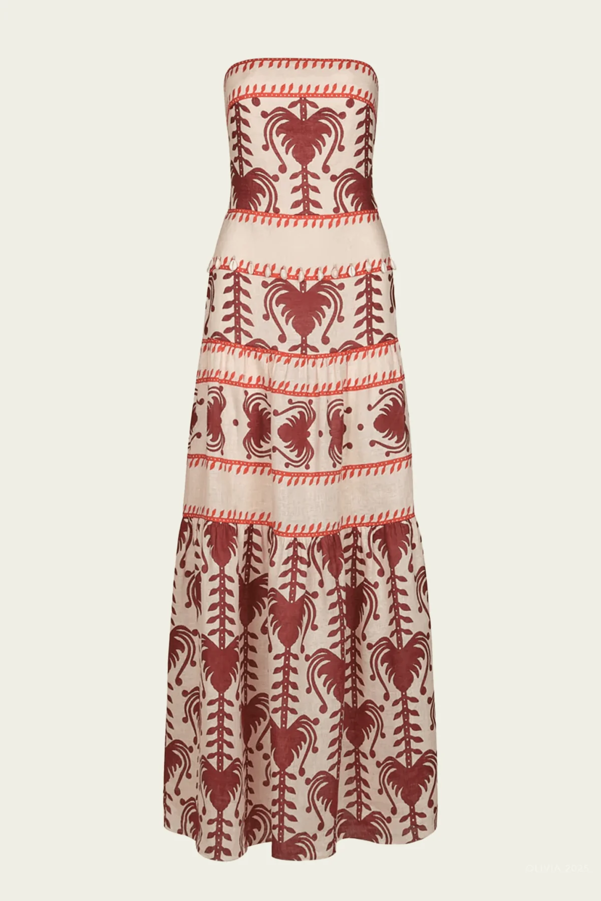 Another Chance Dress in Ecru Marsala