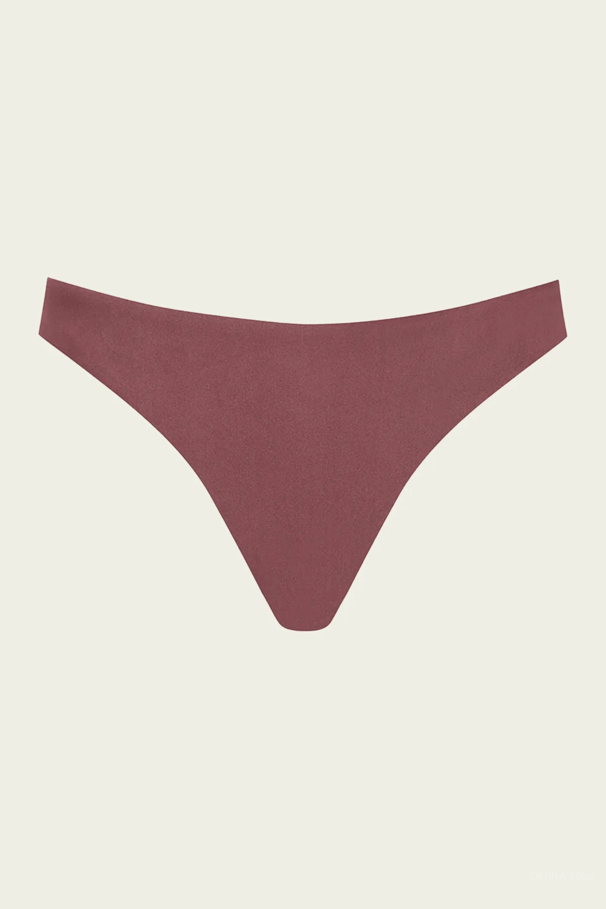 Aster Scoop Bikini Pant in Vintage Mauve