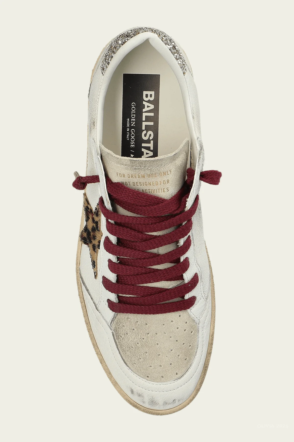 Ball-Star White Horsy Star Leather Sneaker - Image 4
