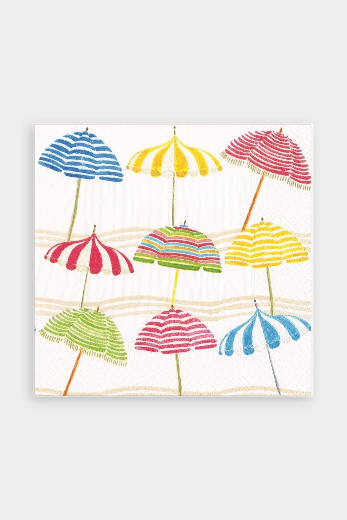 Beach Umbrellas Paper Luncheon Napkins