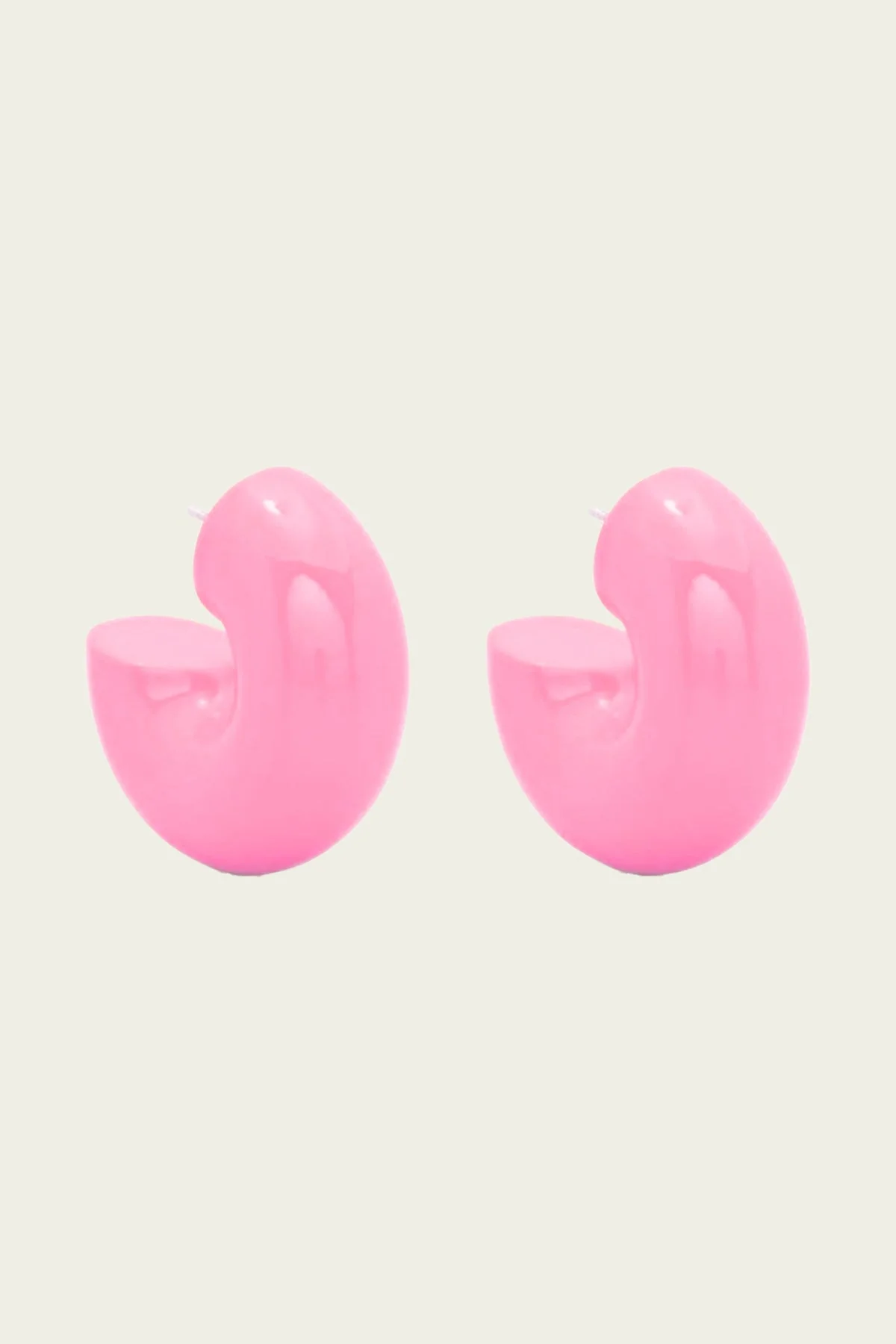 Beam Earrings in Framboise