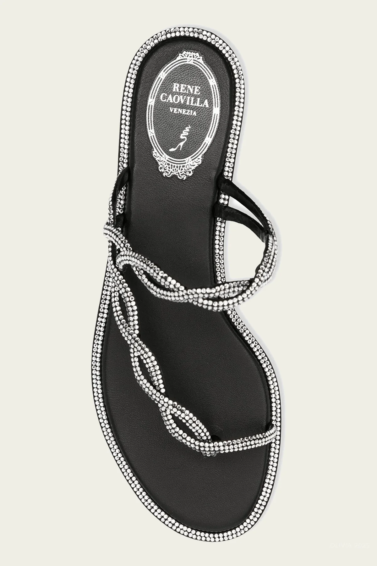 Braid Flat Sandal 10 in Black - Image 4