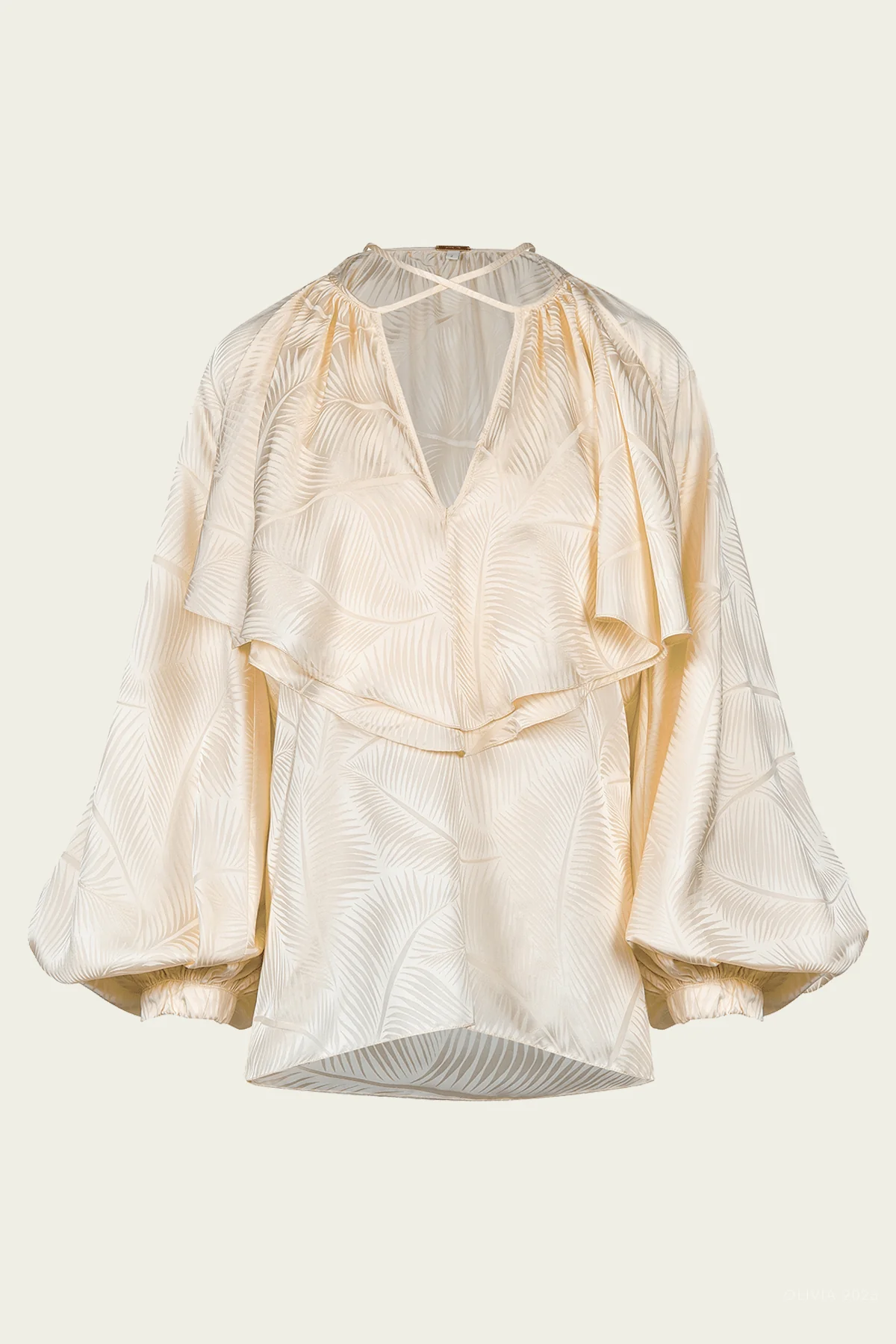 Brisa Colectiva Top in Ecru