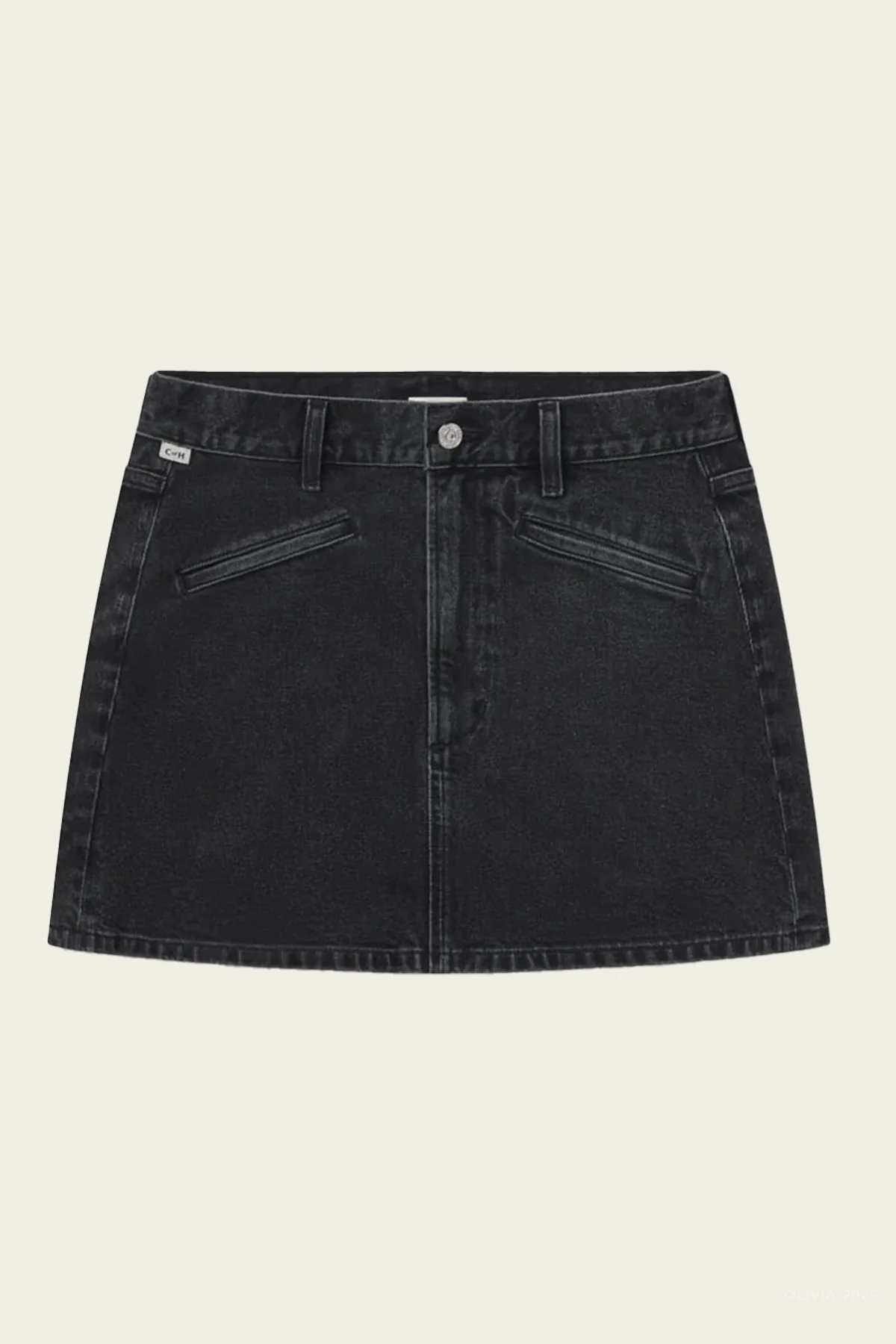 Brita Mini Skirt in Meteorite