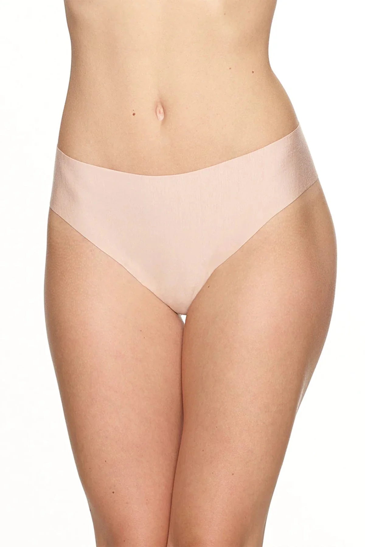 Butter Mid-Rise Thong in Beige - Image 2