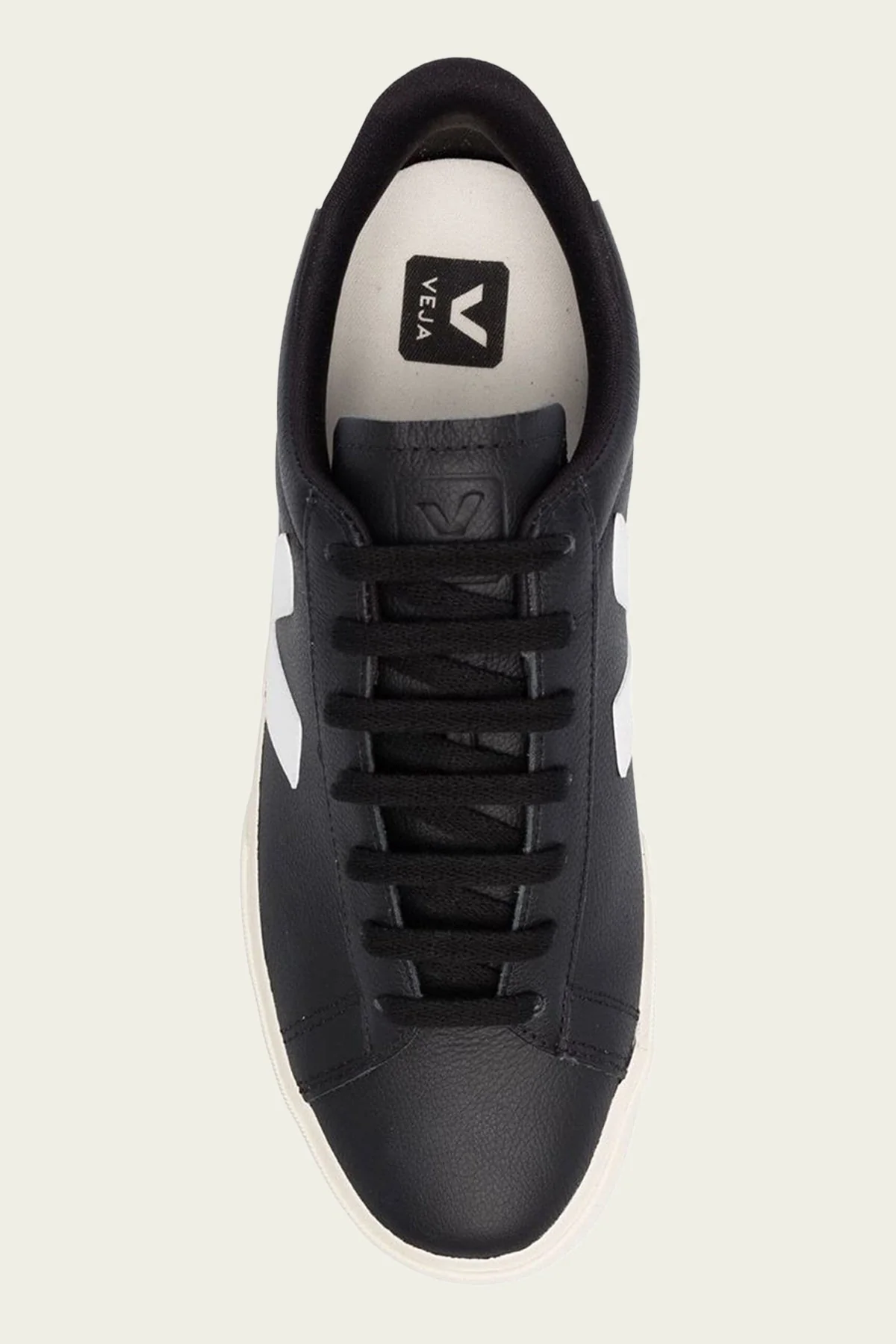 Campo Chromefree Leather Men Sneaker in Black and White - Image 4