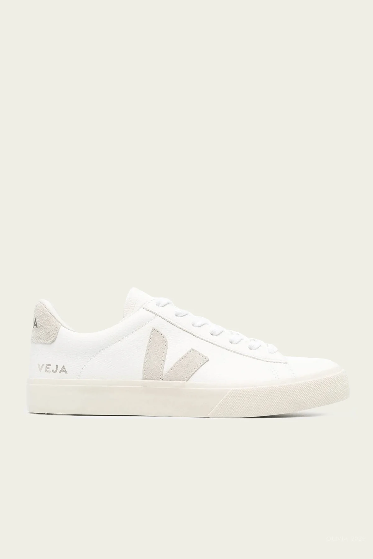 Campo Chromefree Leather Sneaker in White Natural