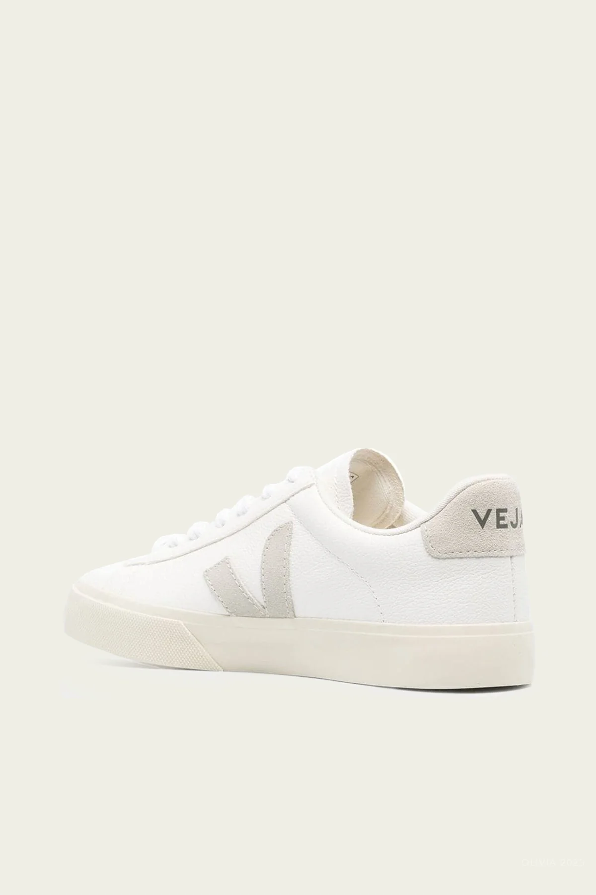 Campo Chromefree Leather Sneaker in White Natural - Image 3