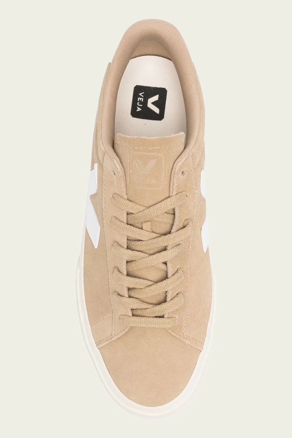 Campo Suede Leather Men Sneaker in Dune White - Image 4