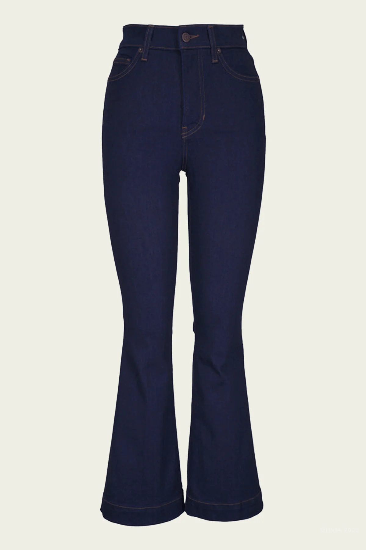 Carson Ankle Flare Jean in Indigo Rinse
