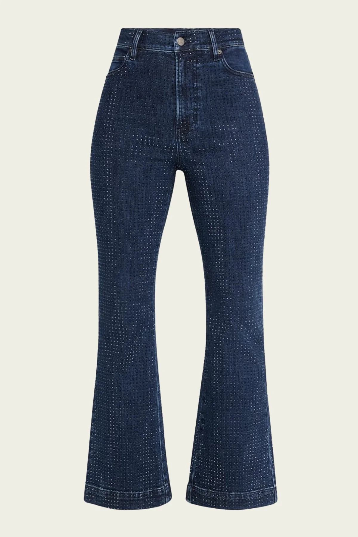 Carson High Rise Ankle Flare in Indigo Rinse