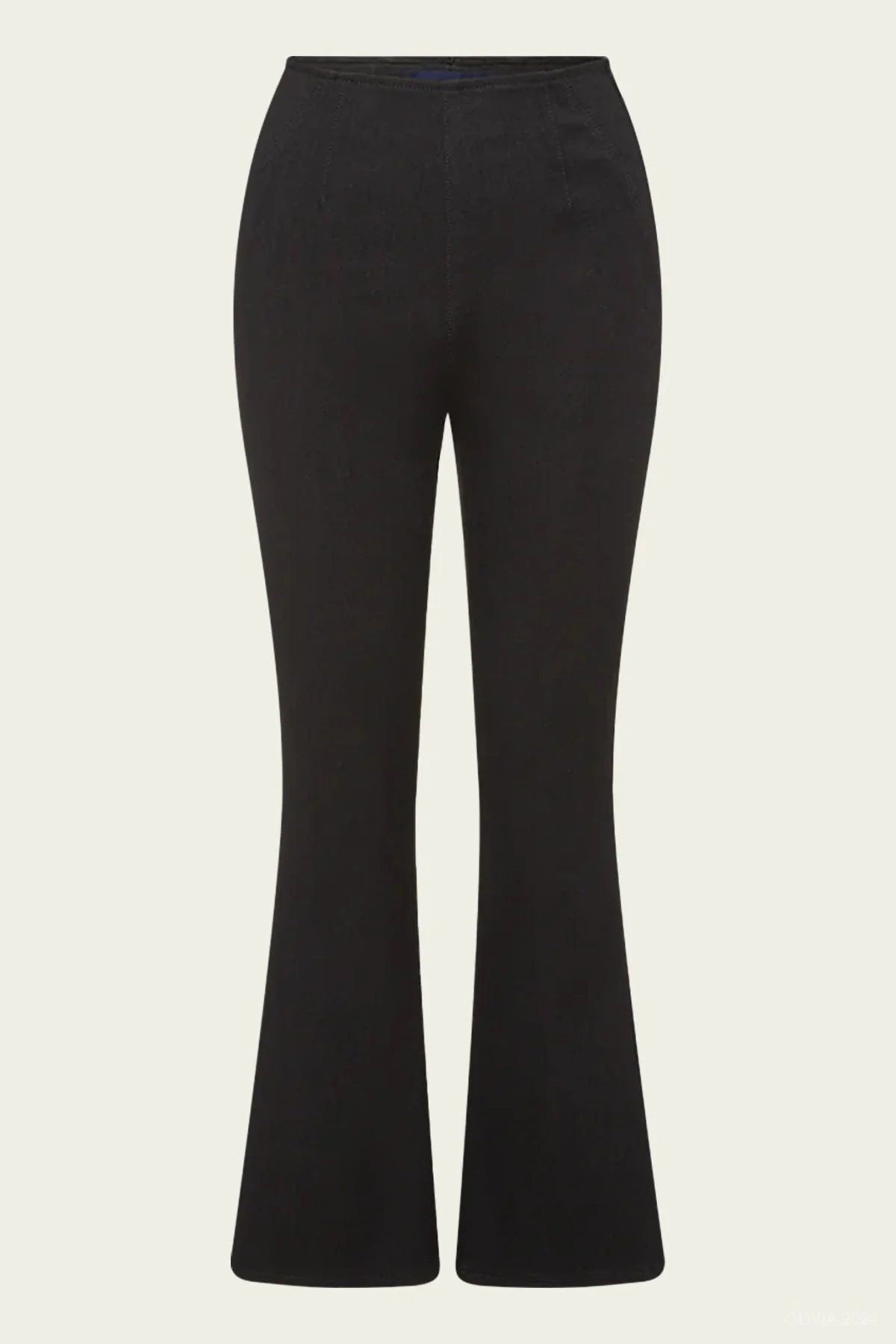 Carson Off-Duty Kick-Flare Jean in Onyx