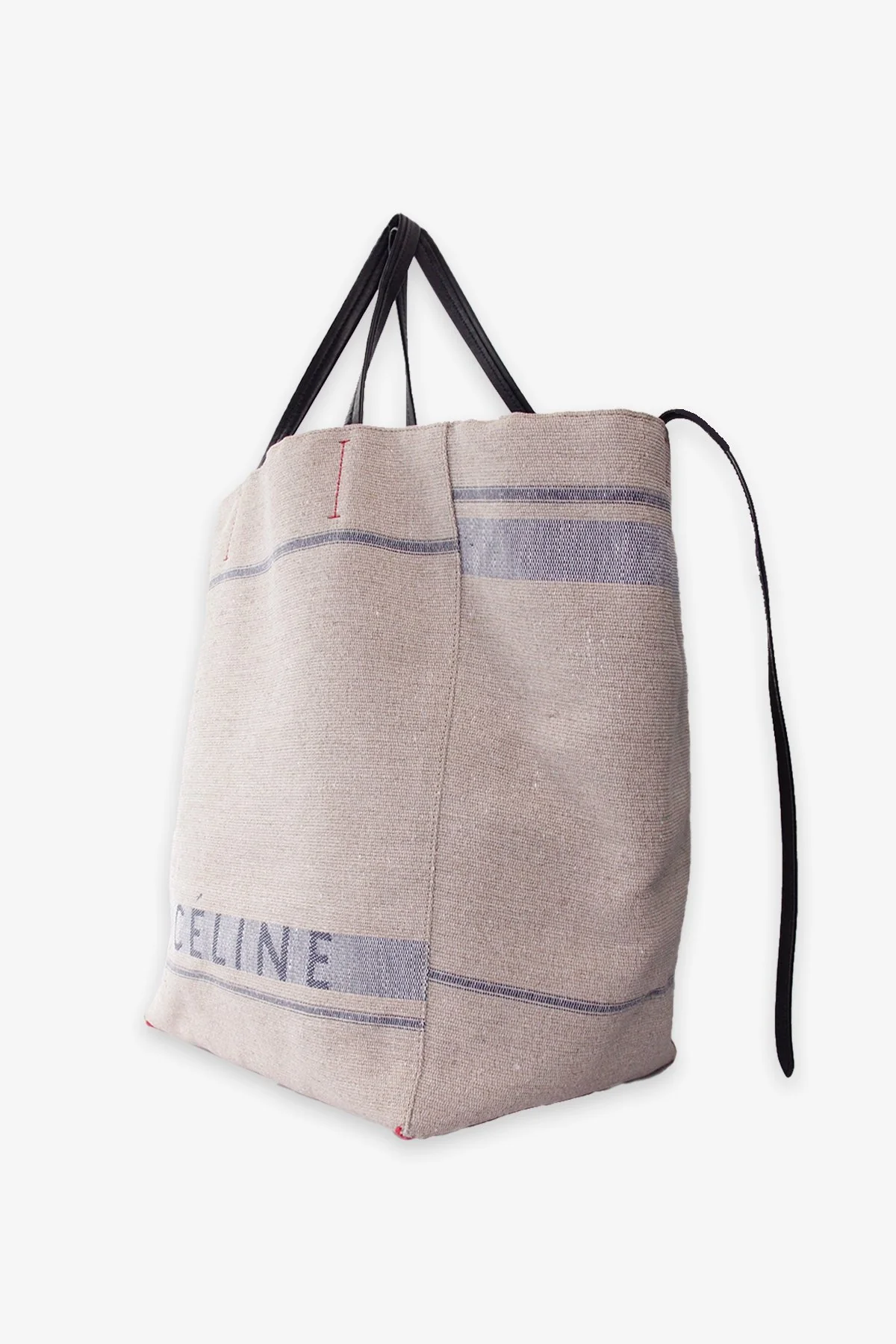 Celine Beige Canvas Tote Bag - Image 2