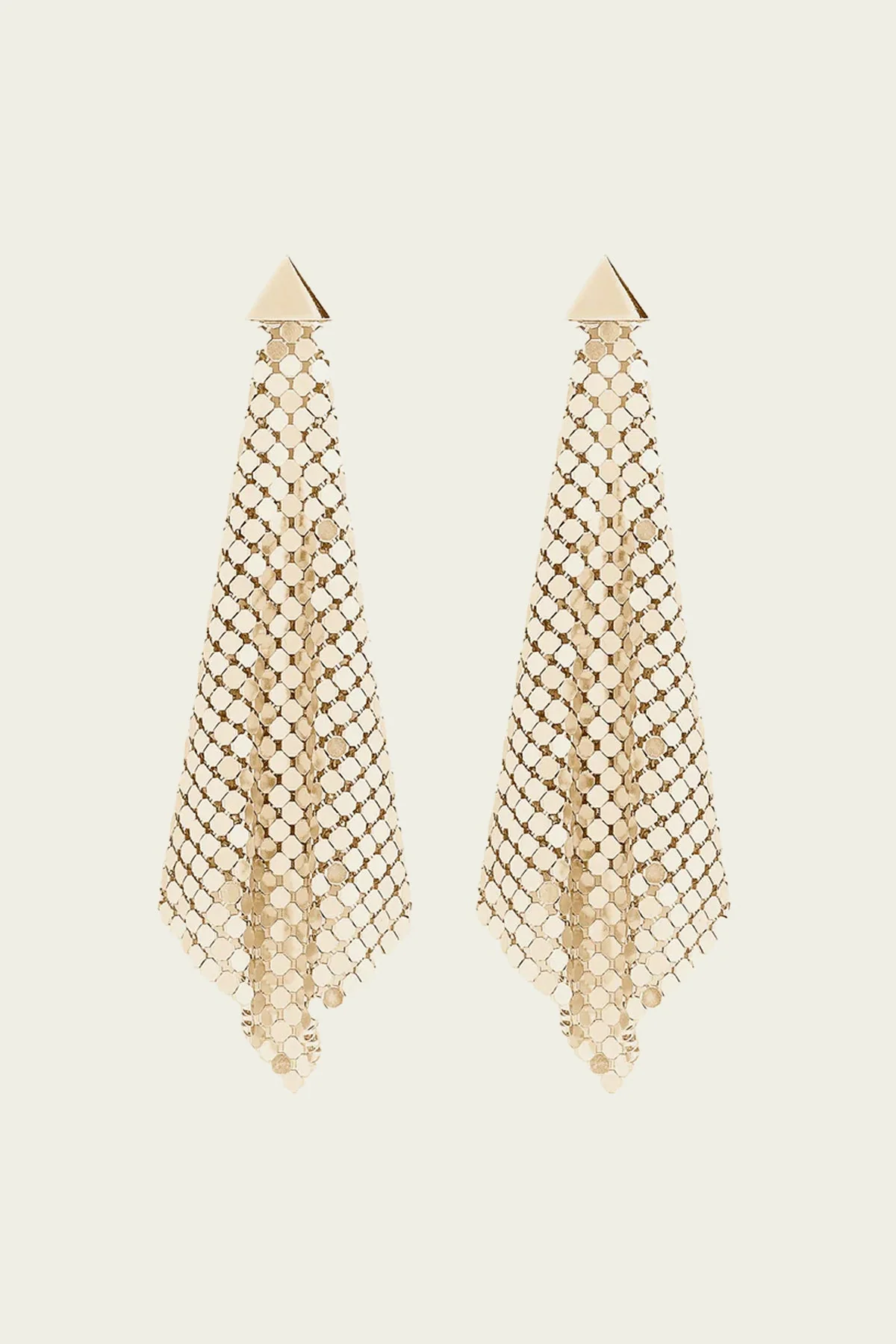 Chaimail Earrings in Gold