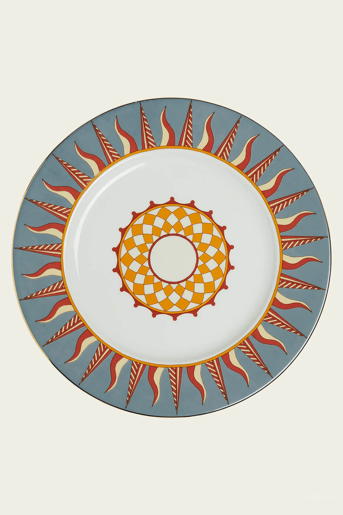 Charger Plate in Ra Sky Blue
