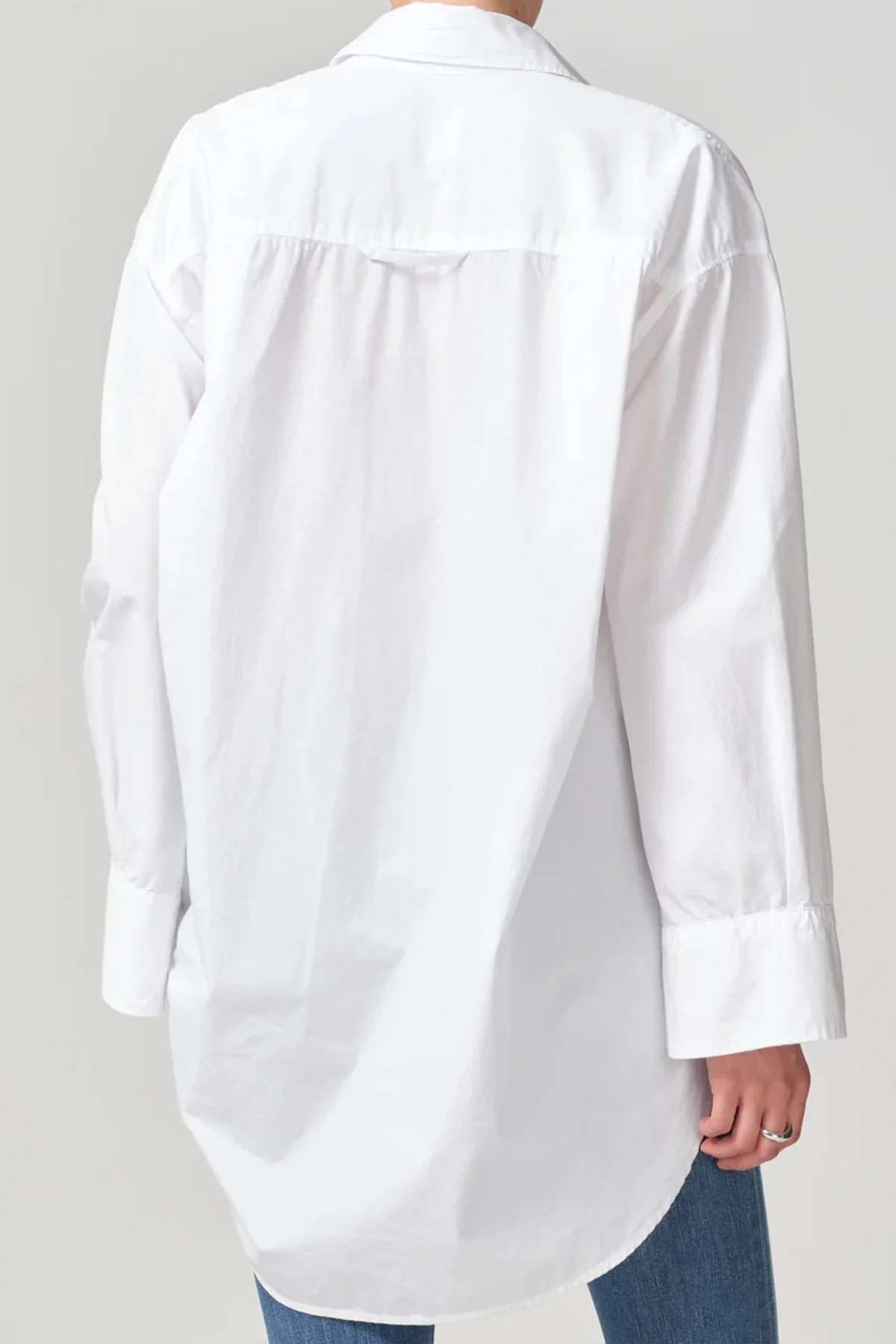 Cocoon Shirt in Optic Wite - Image 2