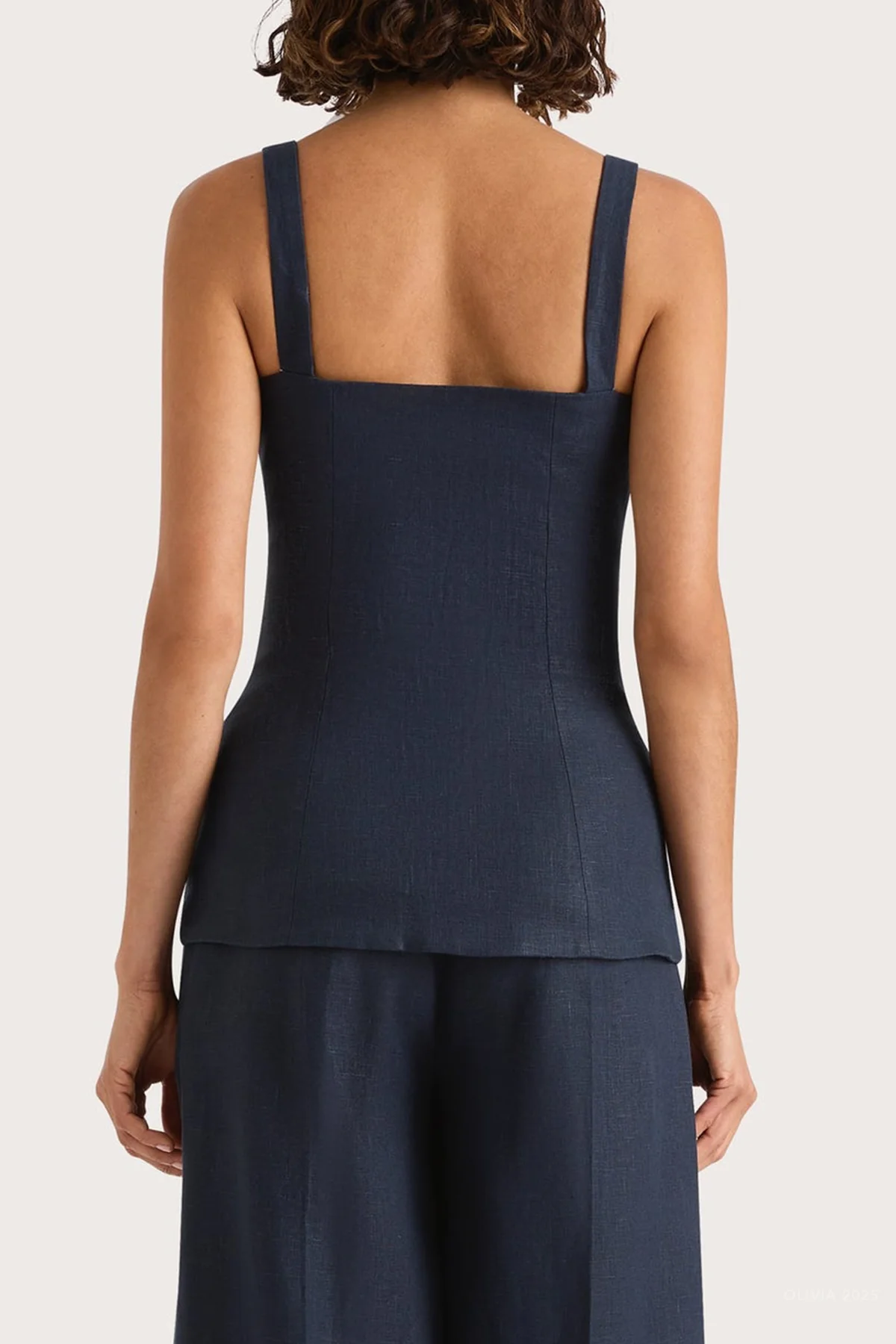 Corbiere Vest in Navy - Image 3