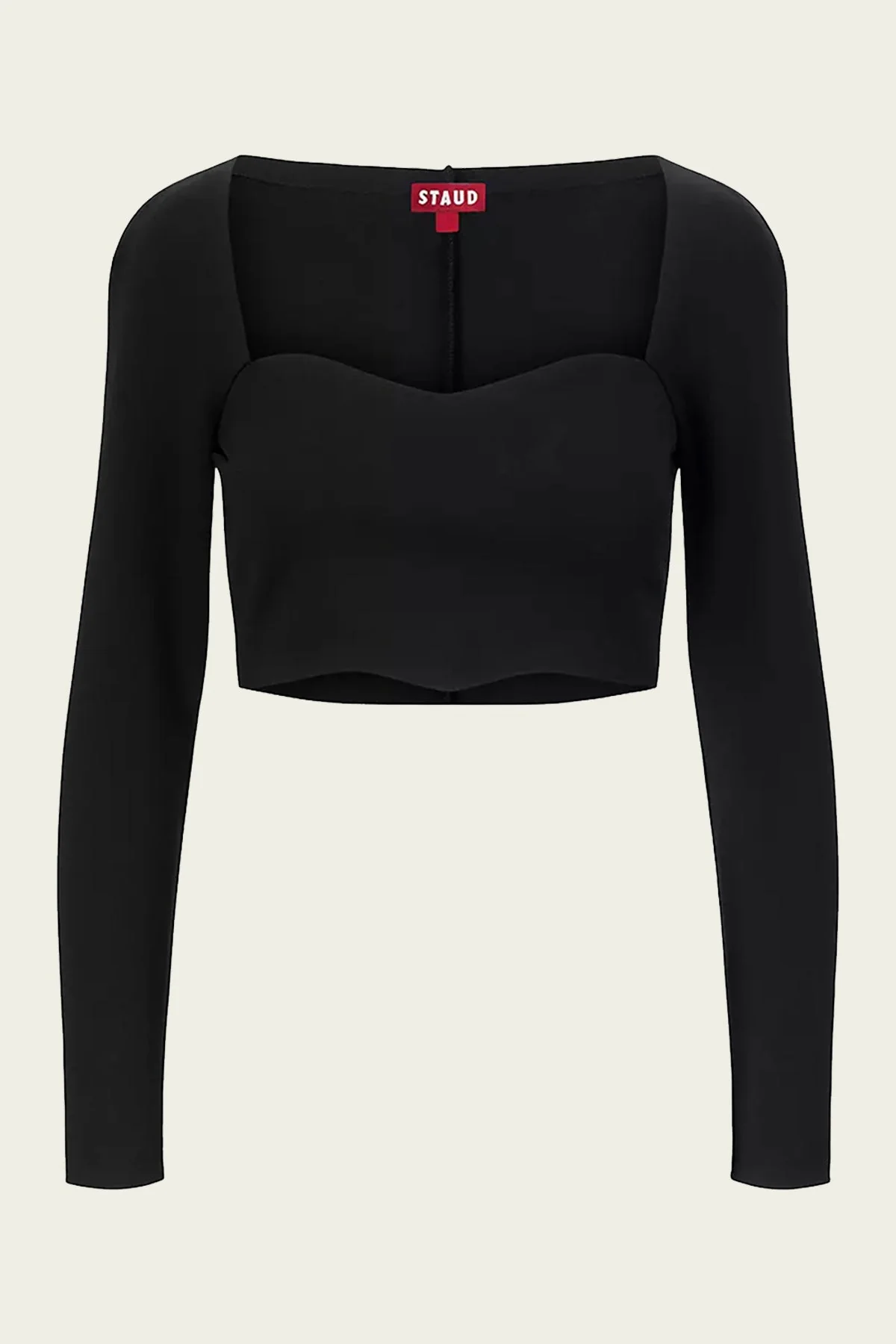 Corde Cropped Top in Black