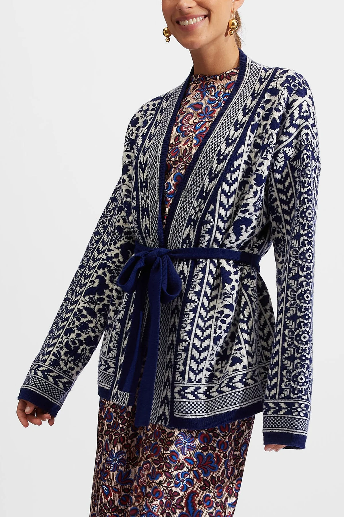 Cozy Cardigan in Navy - Image 2