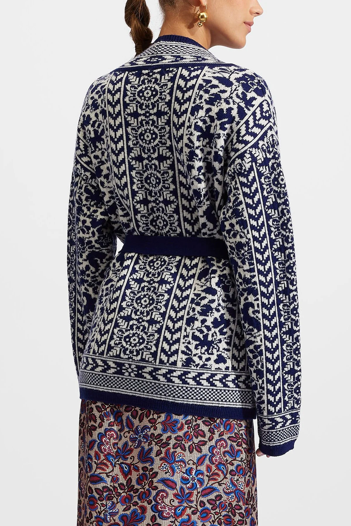 Cozy Cardigan in Navy - Image 3