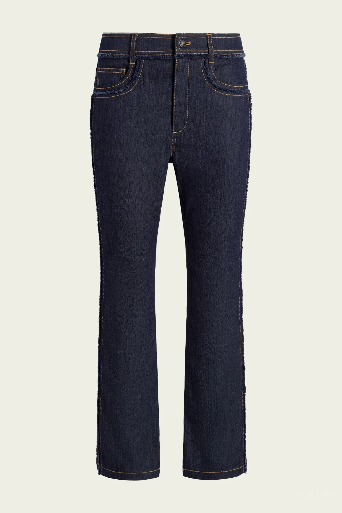 Cropped Sallie Pant in Indigo