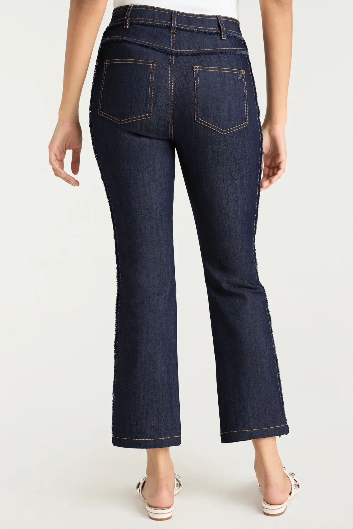 Cropped Sallie Pant in Indigo - Image 2