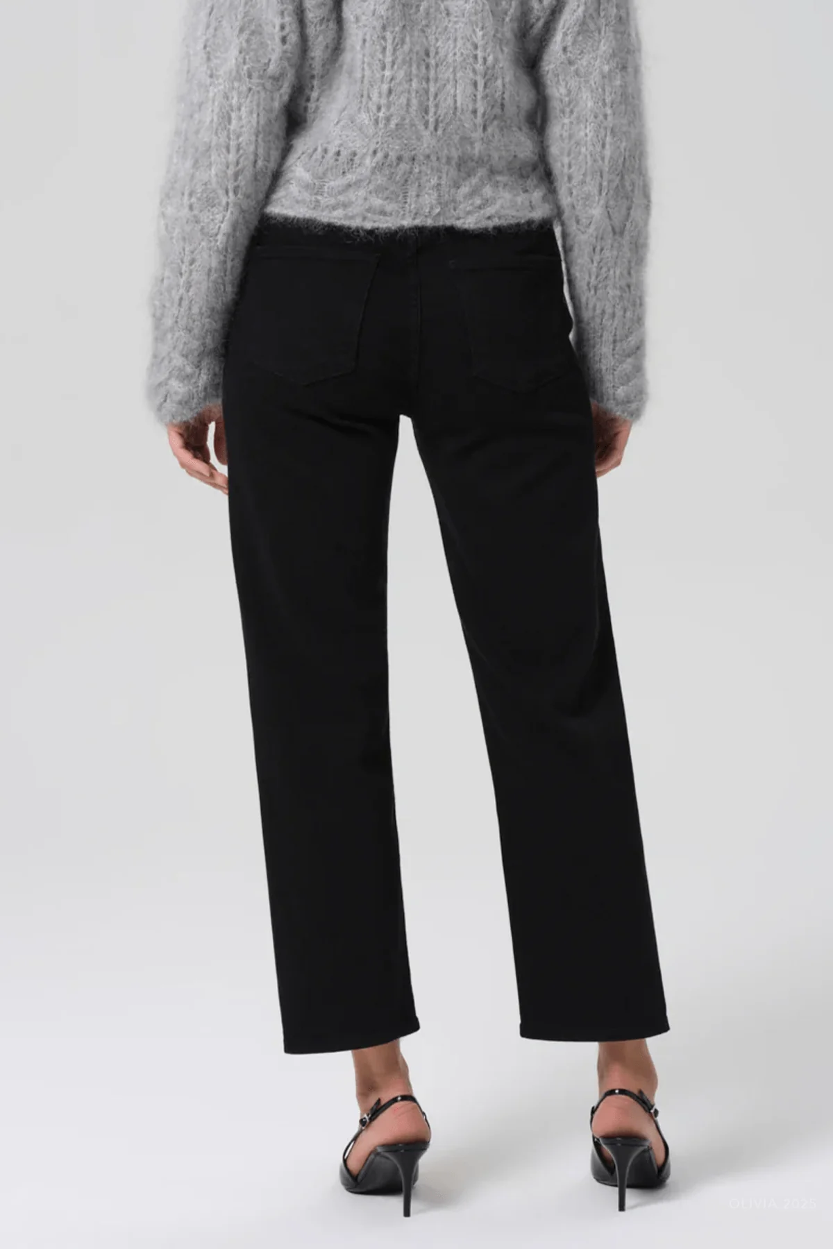 Delfina High Rise Straight in Starless - Image 3