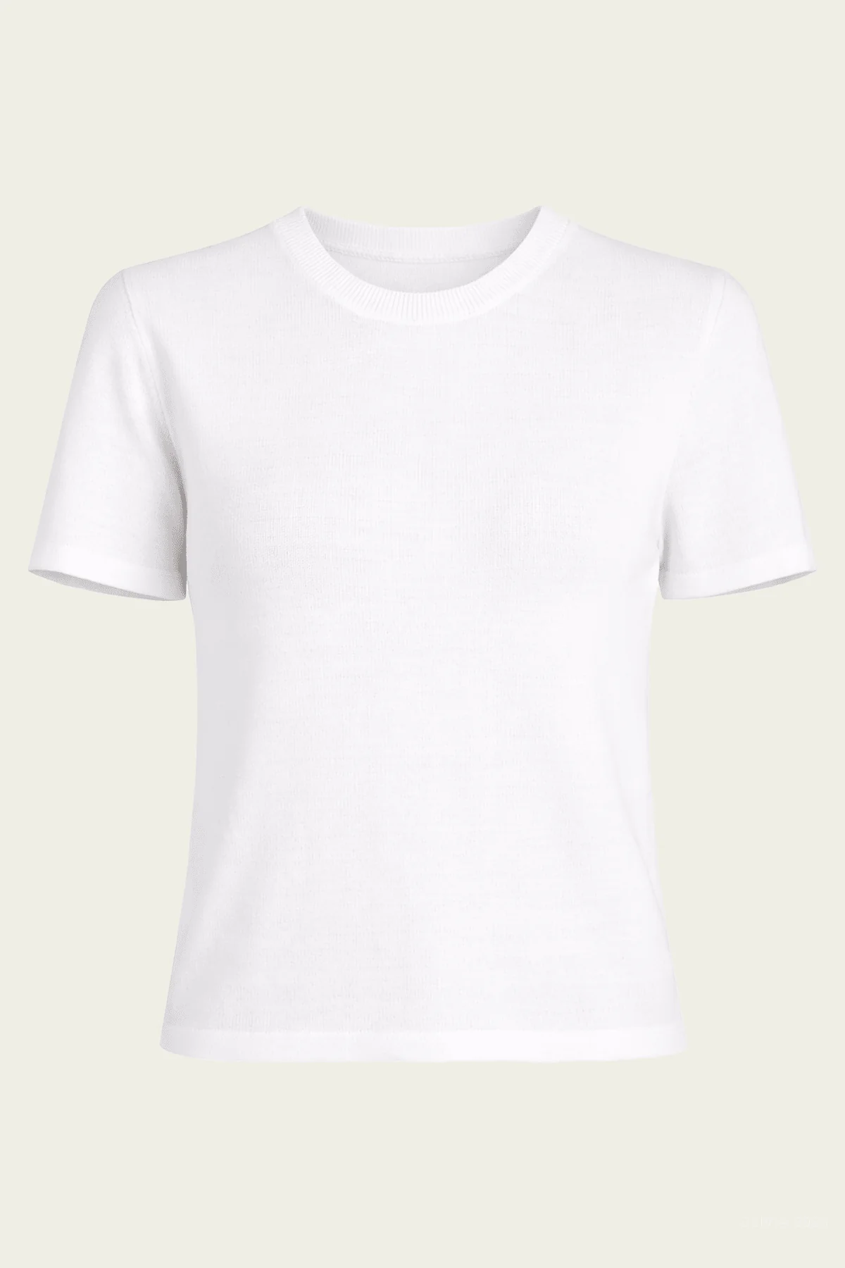 Devon Knit Tee in White