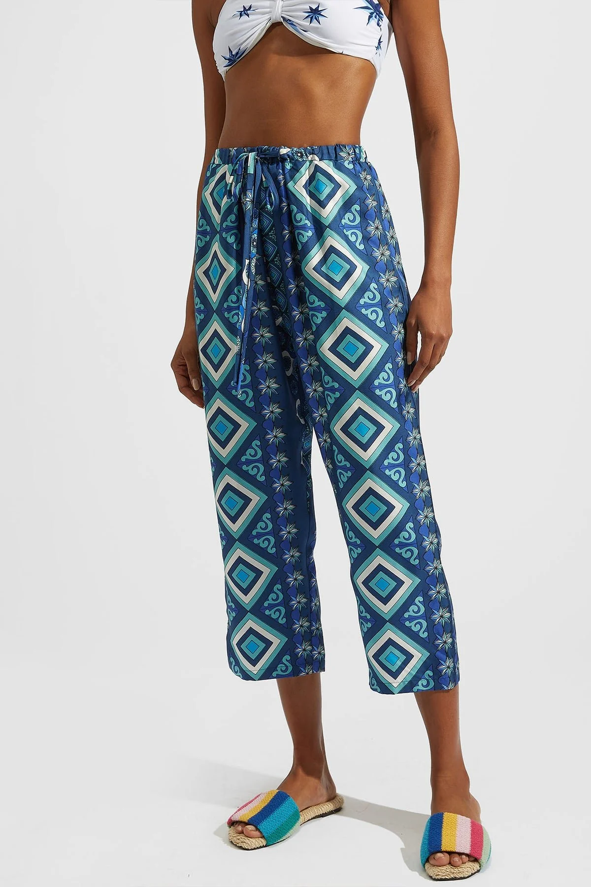 Drawstring Pants in Costiera - Image 2