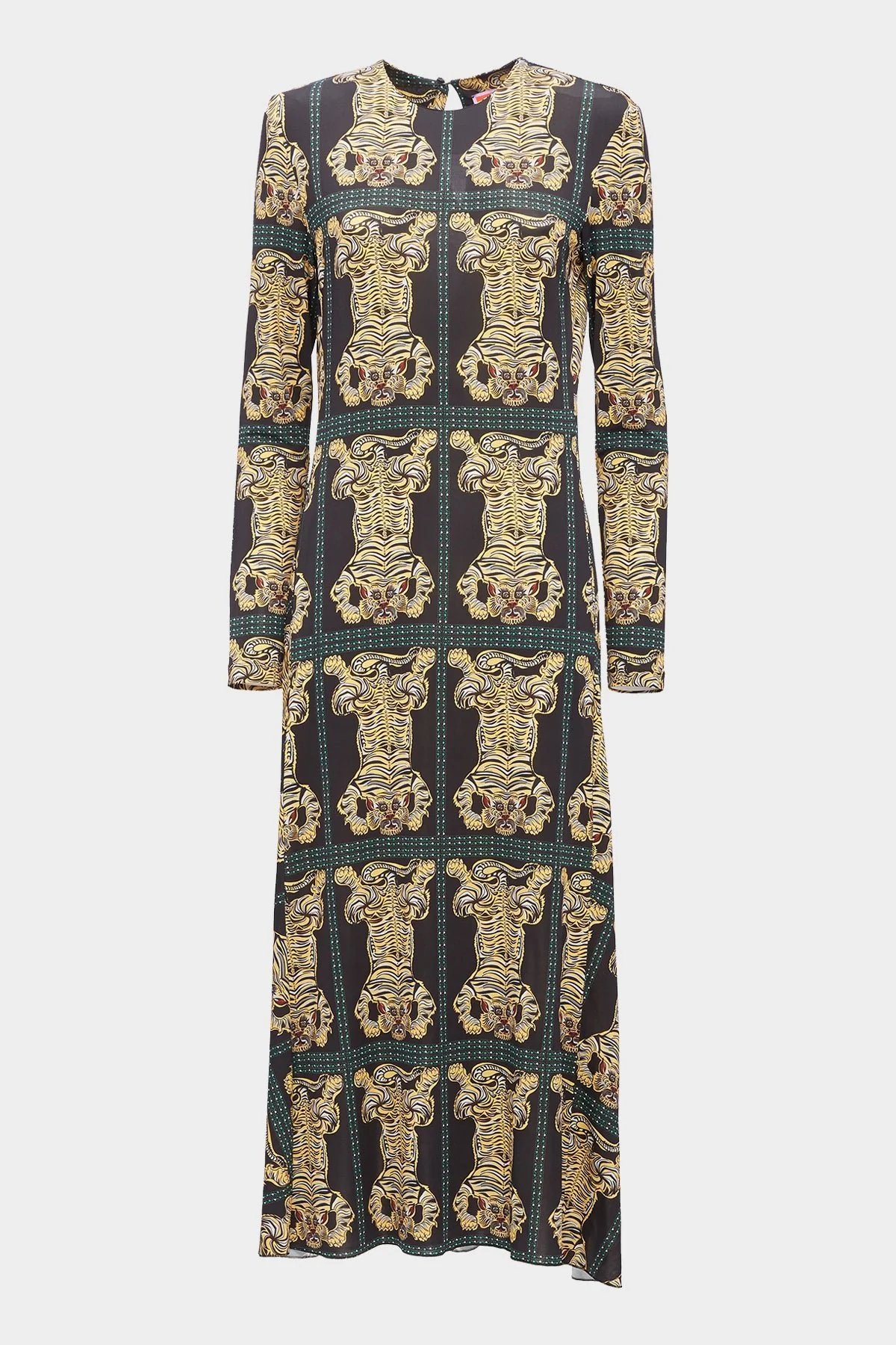 Drifter Dress in Tiger Tiles Black