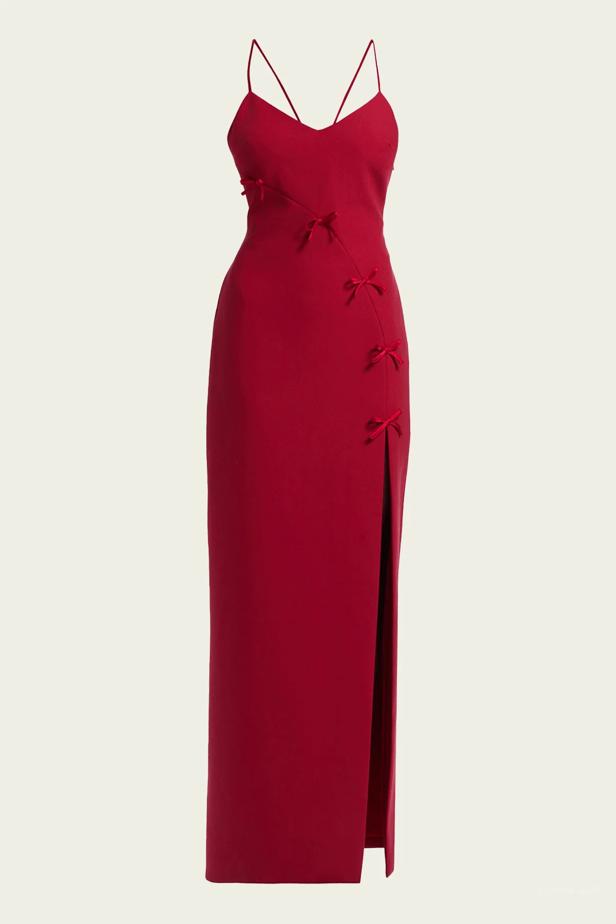 Elea Gown in Chery Rose