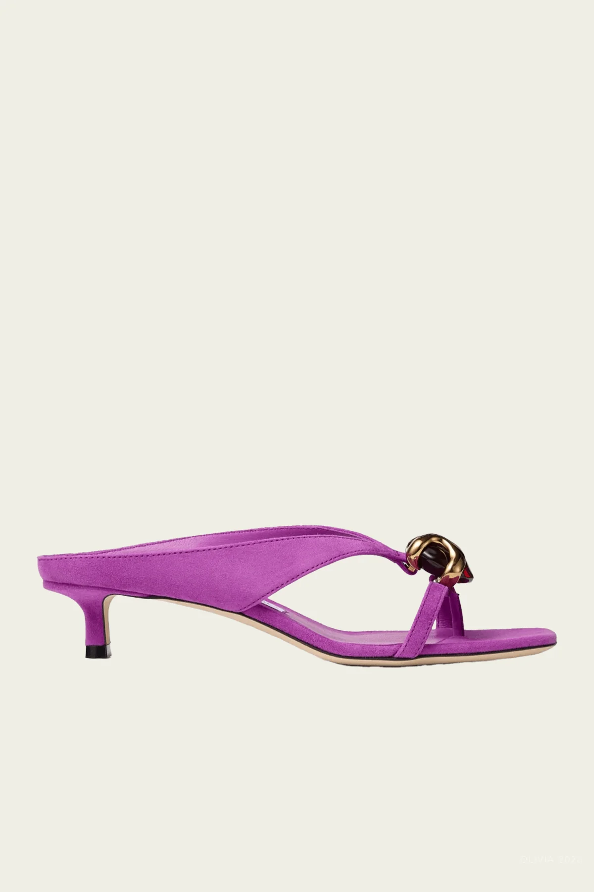 Emeri Stone 35 Mule in Violet Orchid