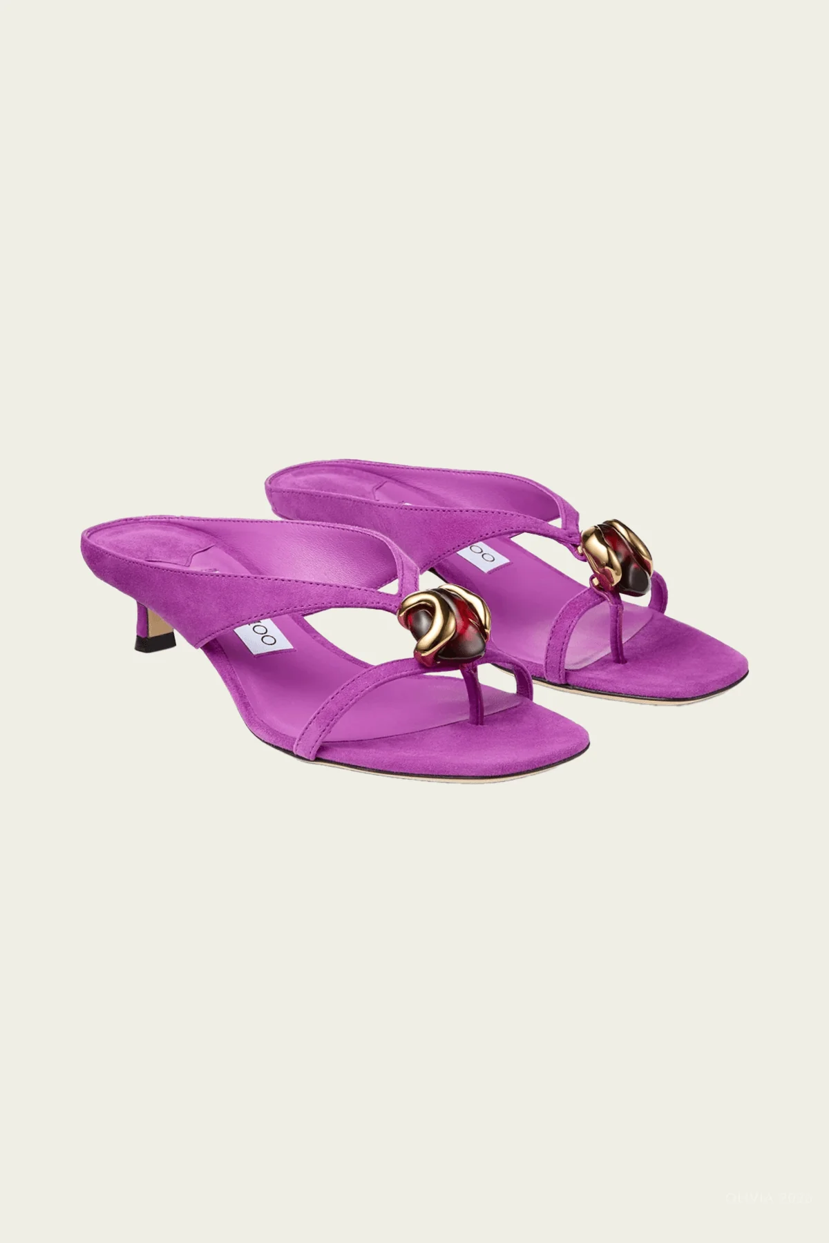 Emeri Stone 35 Mule in Violet Orchid - Image 2