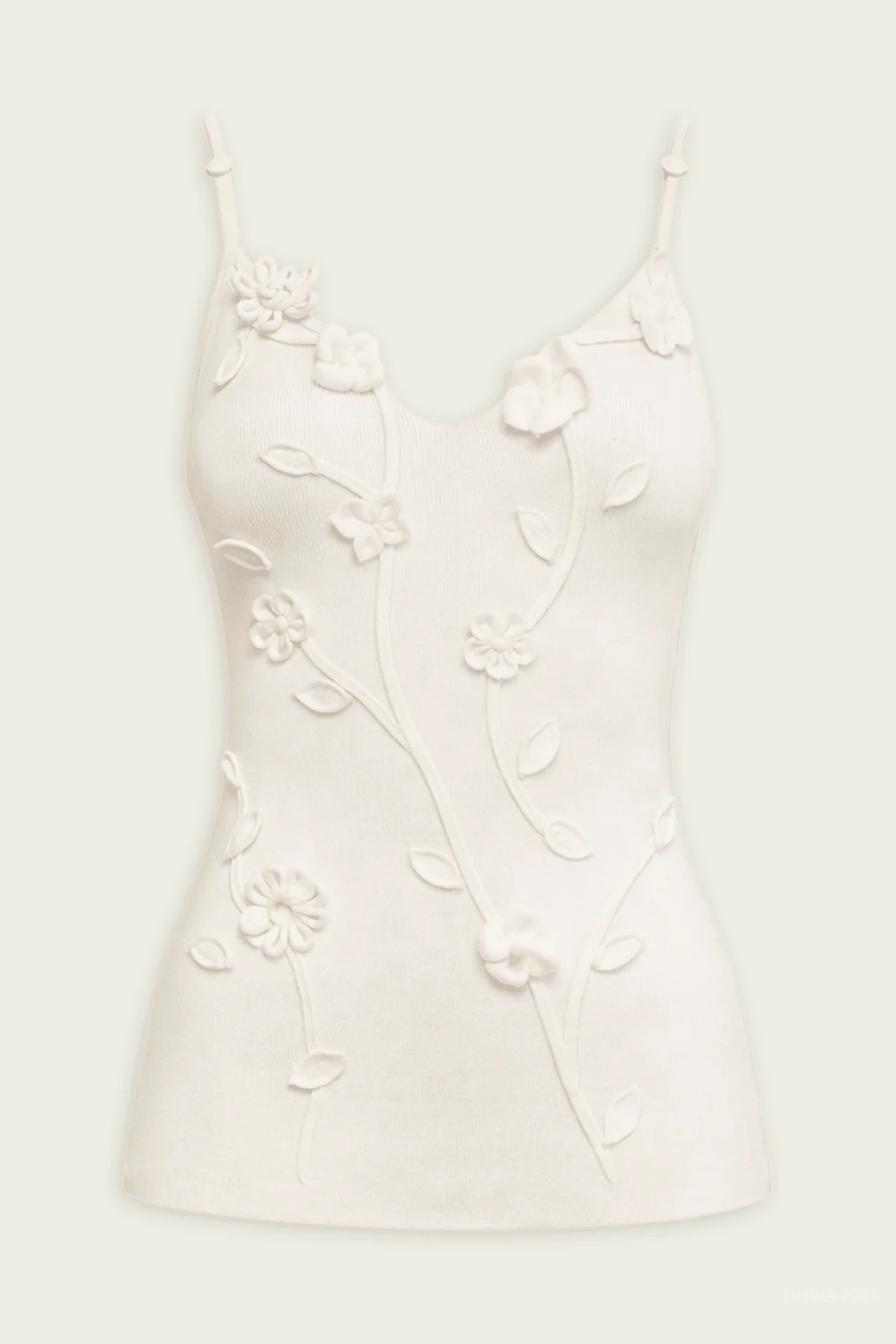 Emiliana Knit Top in Off-White